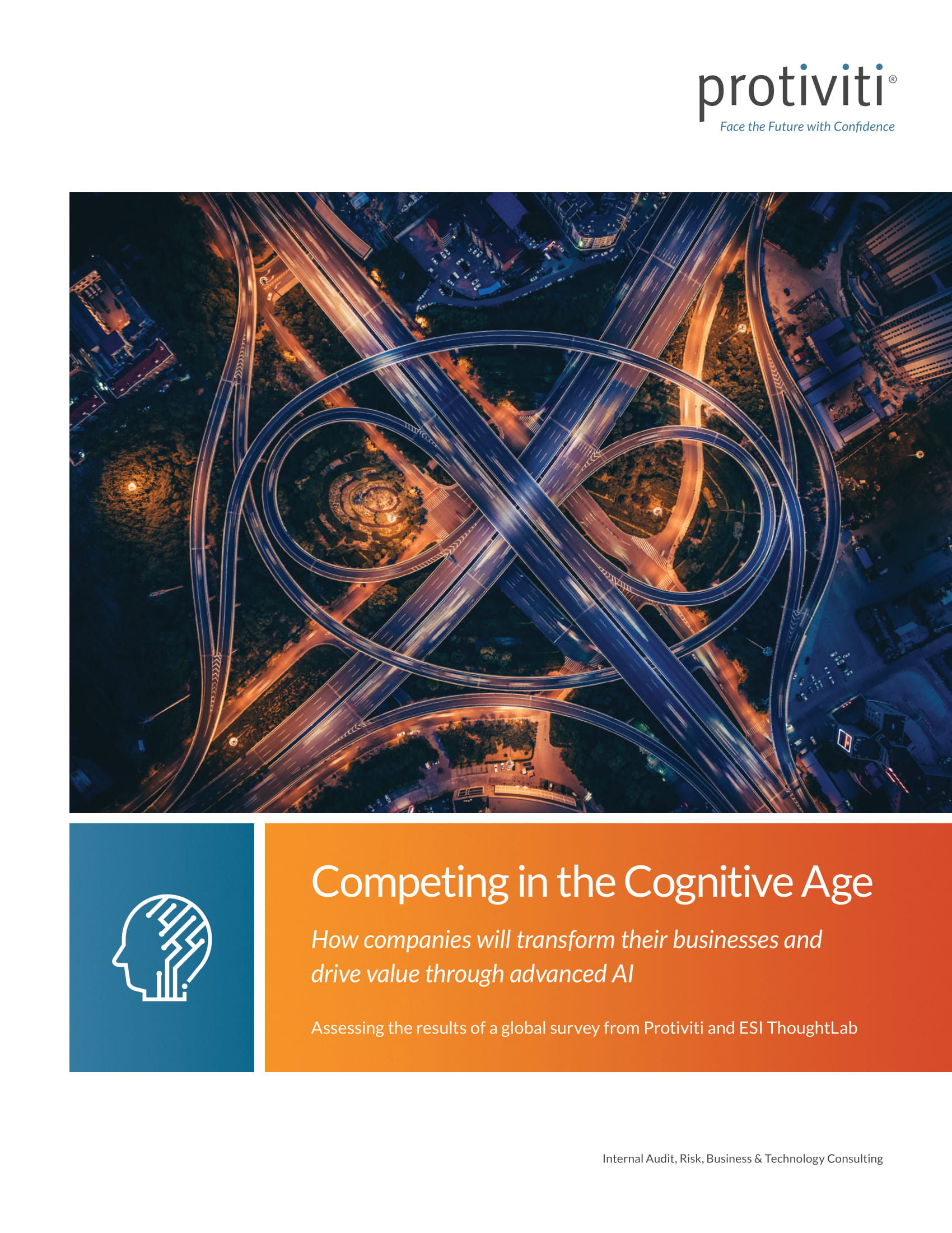 Screenshot of the first page of 2018 Global AI and ML Survey