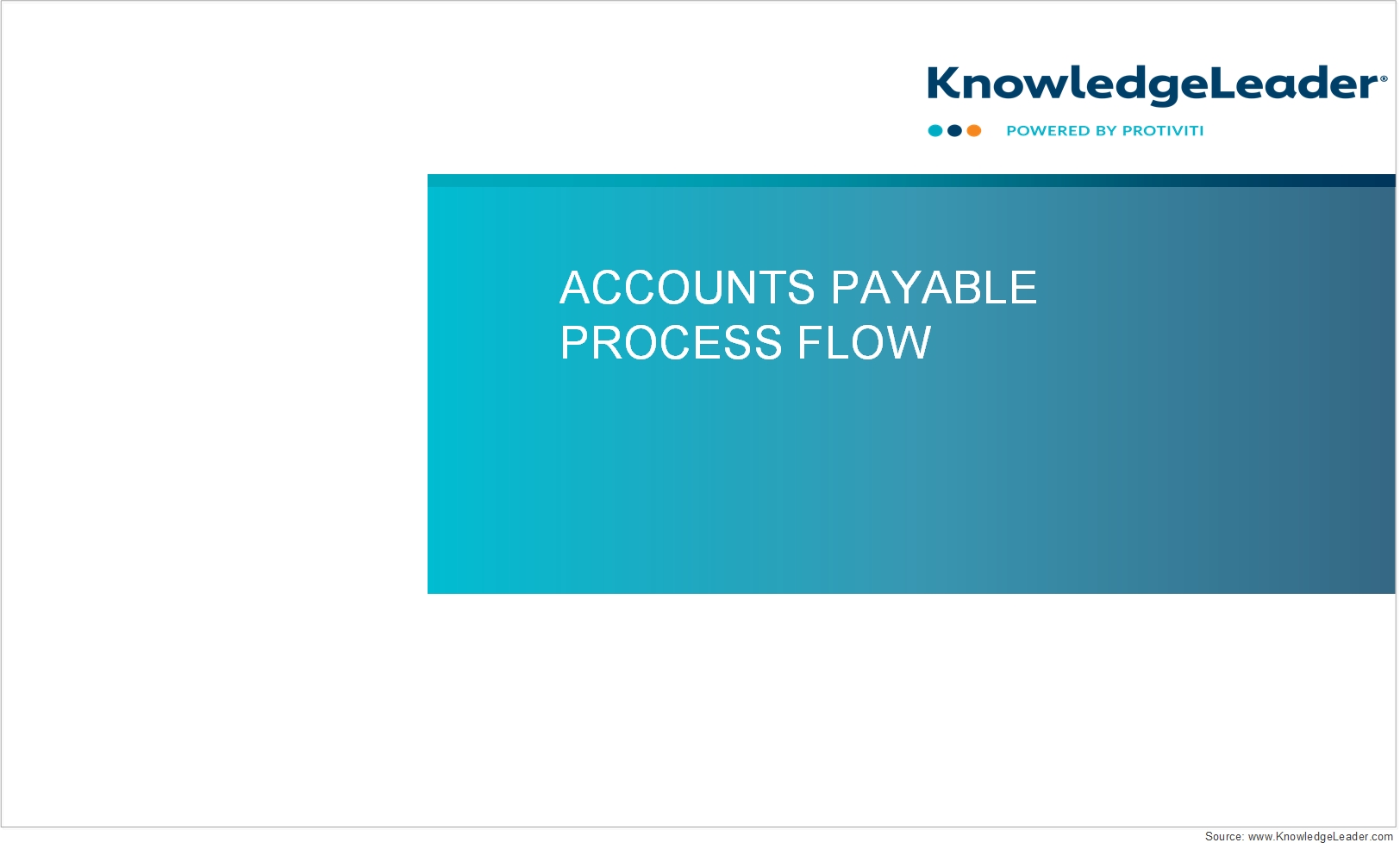 Screenshot of the first page of Accounts Payable Process Flow