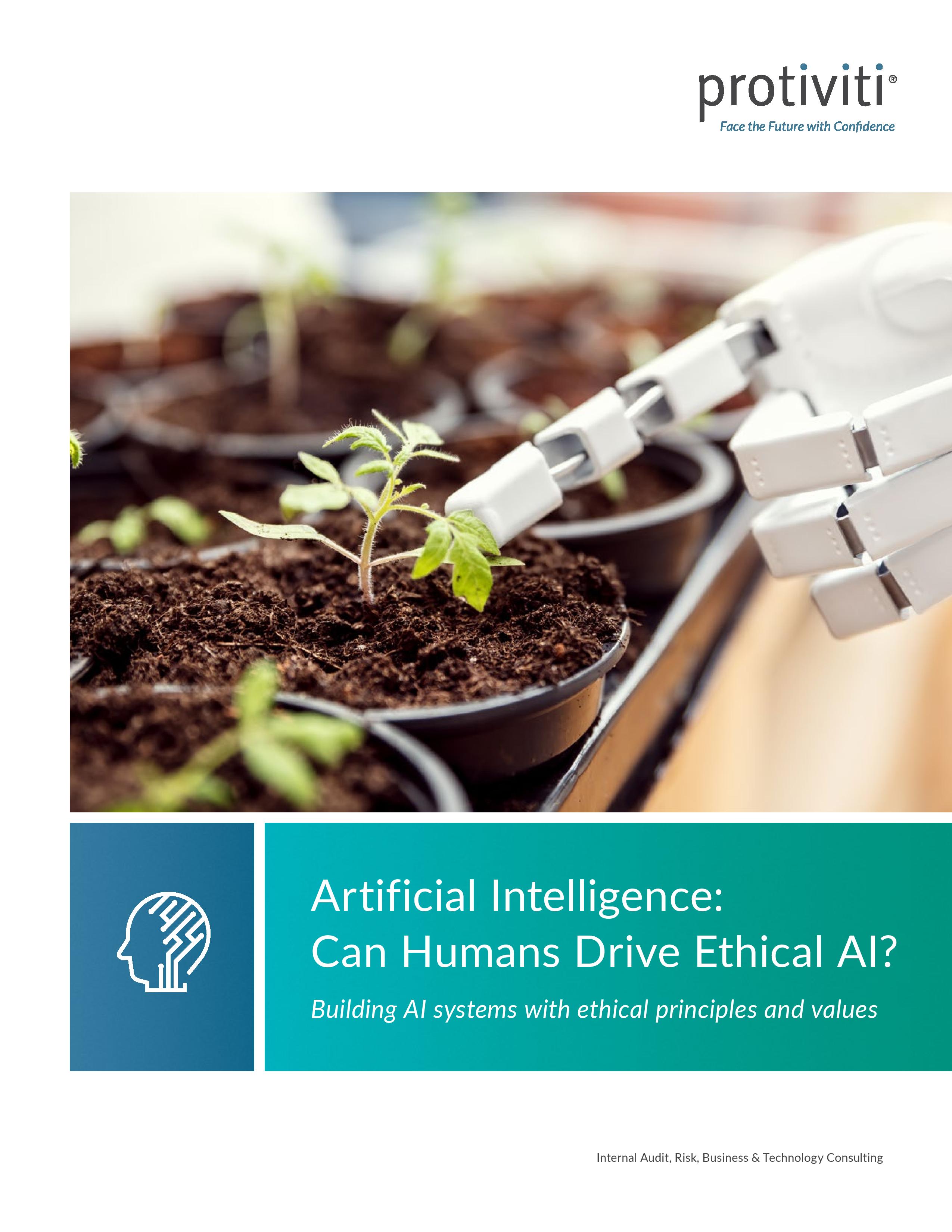 Screenshot of the first page of Artificial Intelligence Can Humans Drive Ethical AI