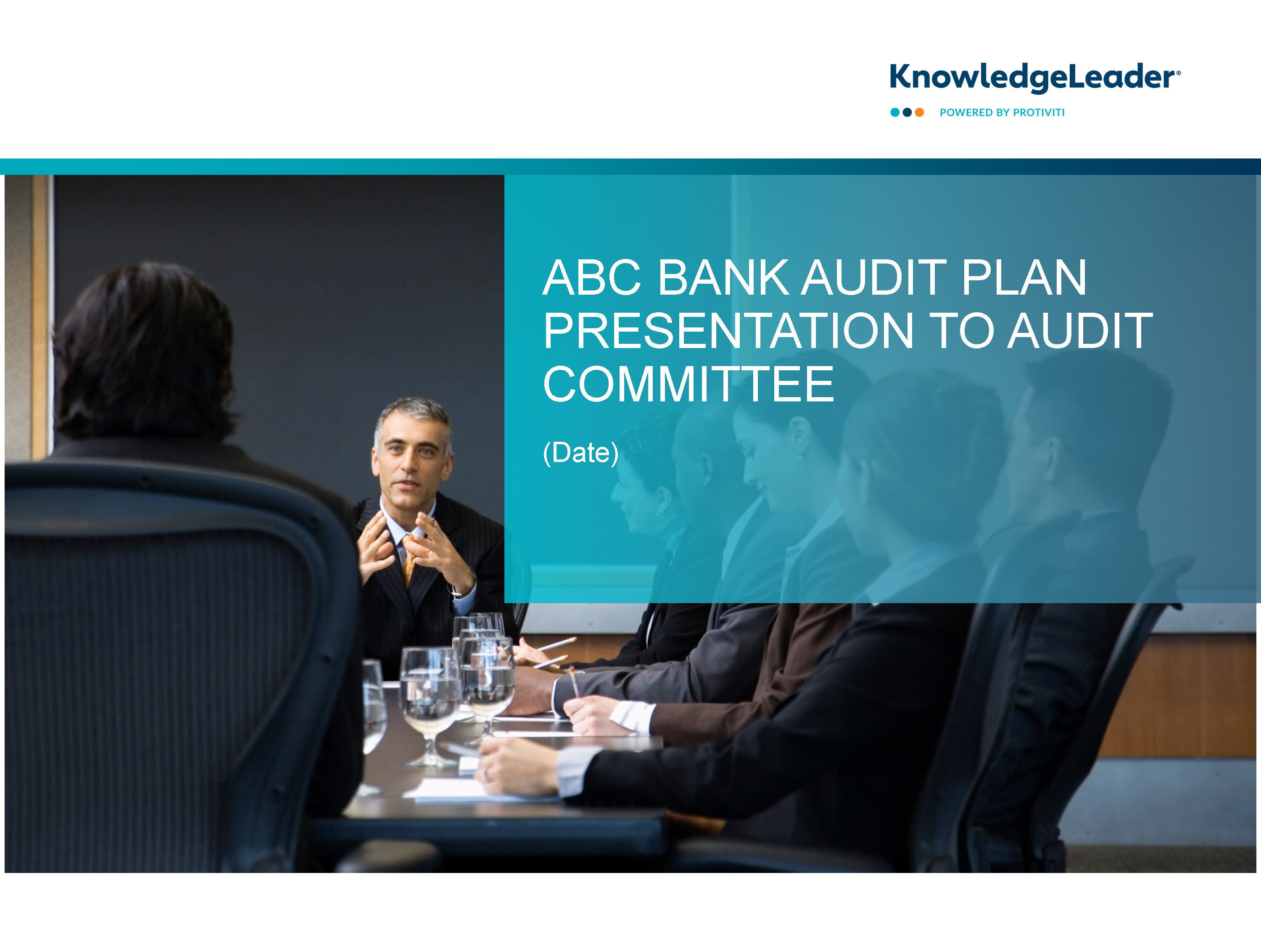 Screenshot of the first page of Bank Audit Plan