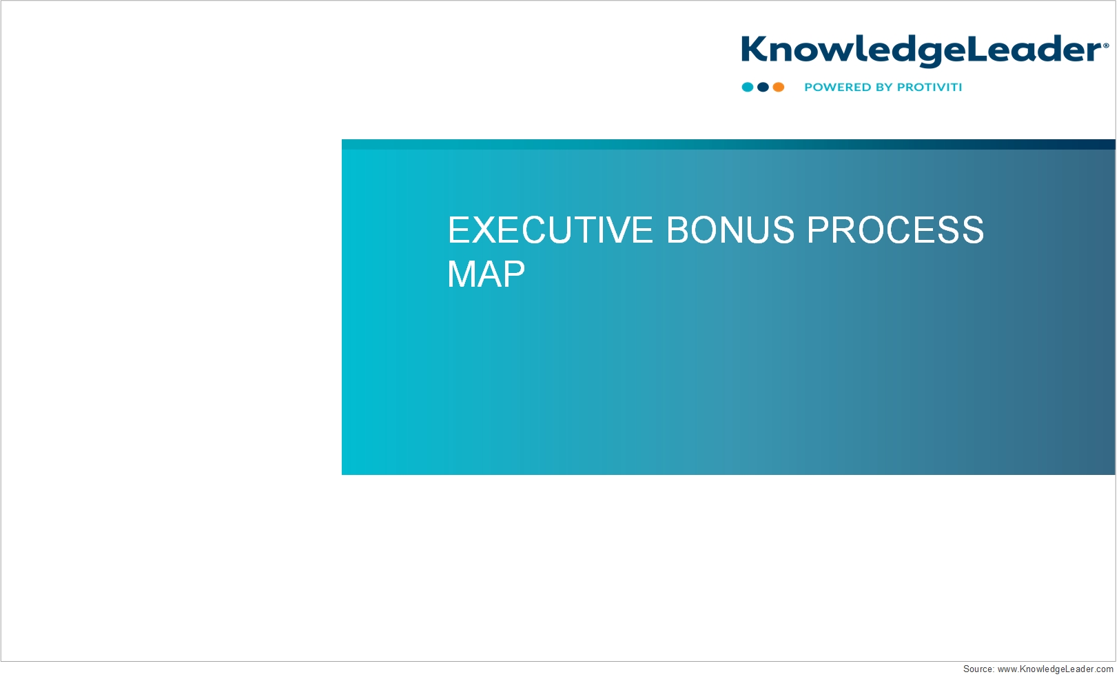 screenshot of the first page of Executive Bonus Process Flow