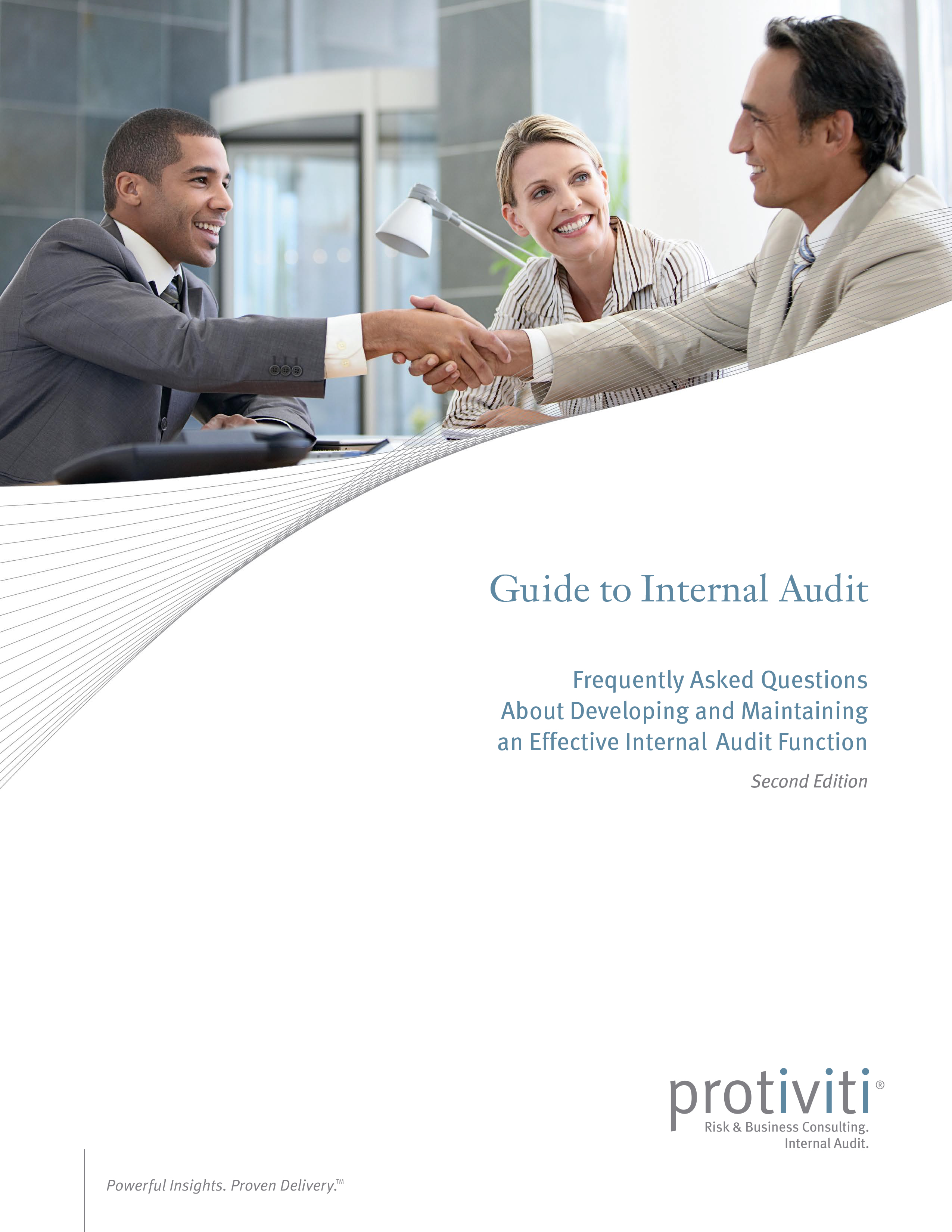 Screenshot of the first page of Guide to Internal Audit