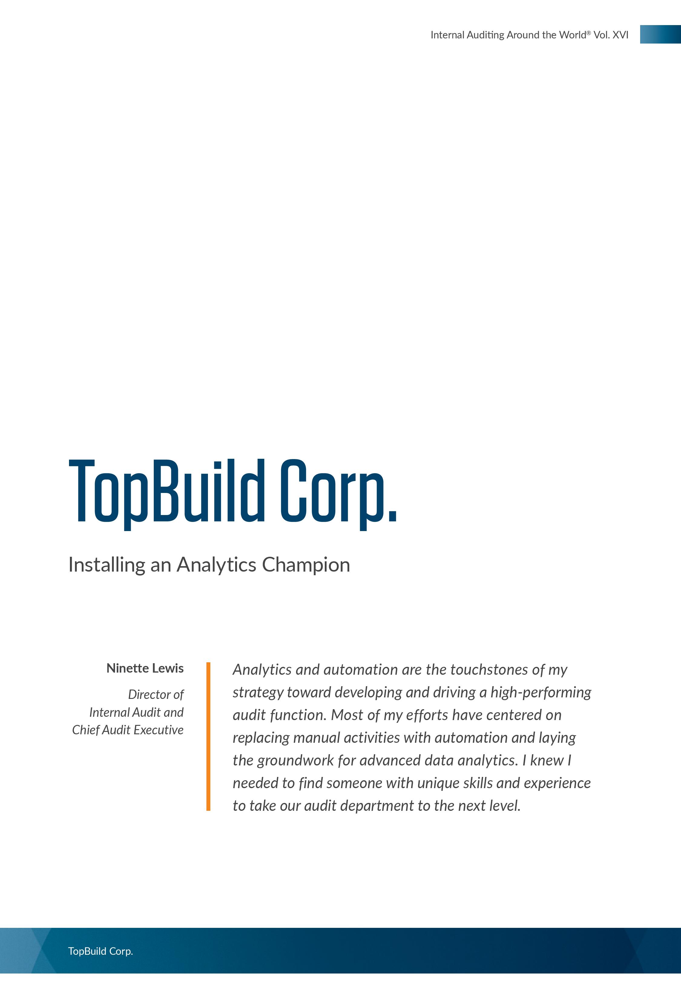 Screenshot of the first page of IAAroundWorld16_Protiviti_TopBuild