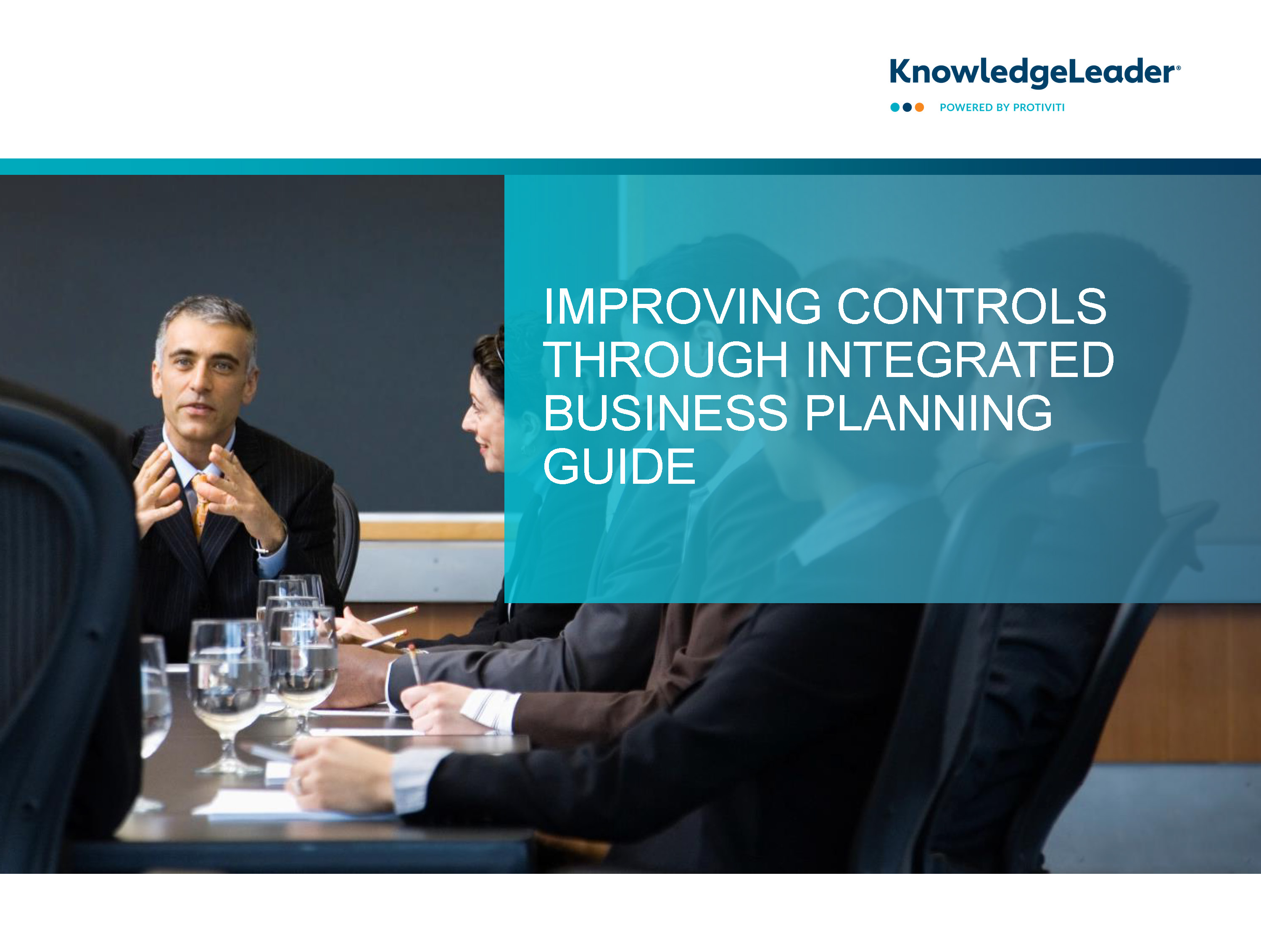 Screenshot of the first page of Improving Controls Through Integrated Business Planning Guide