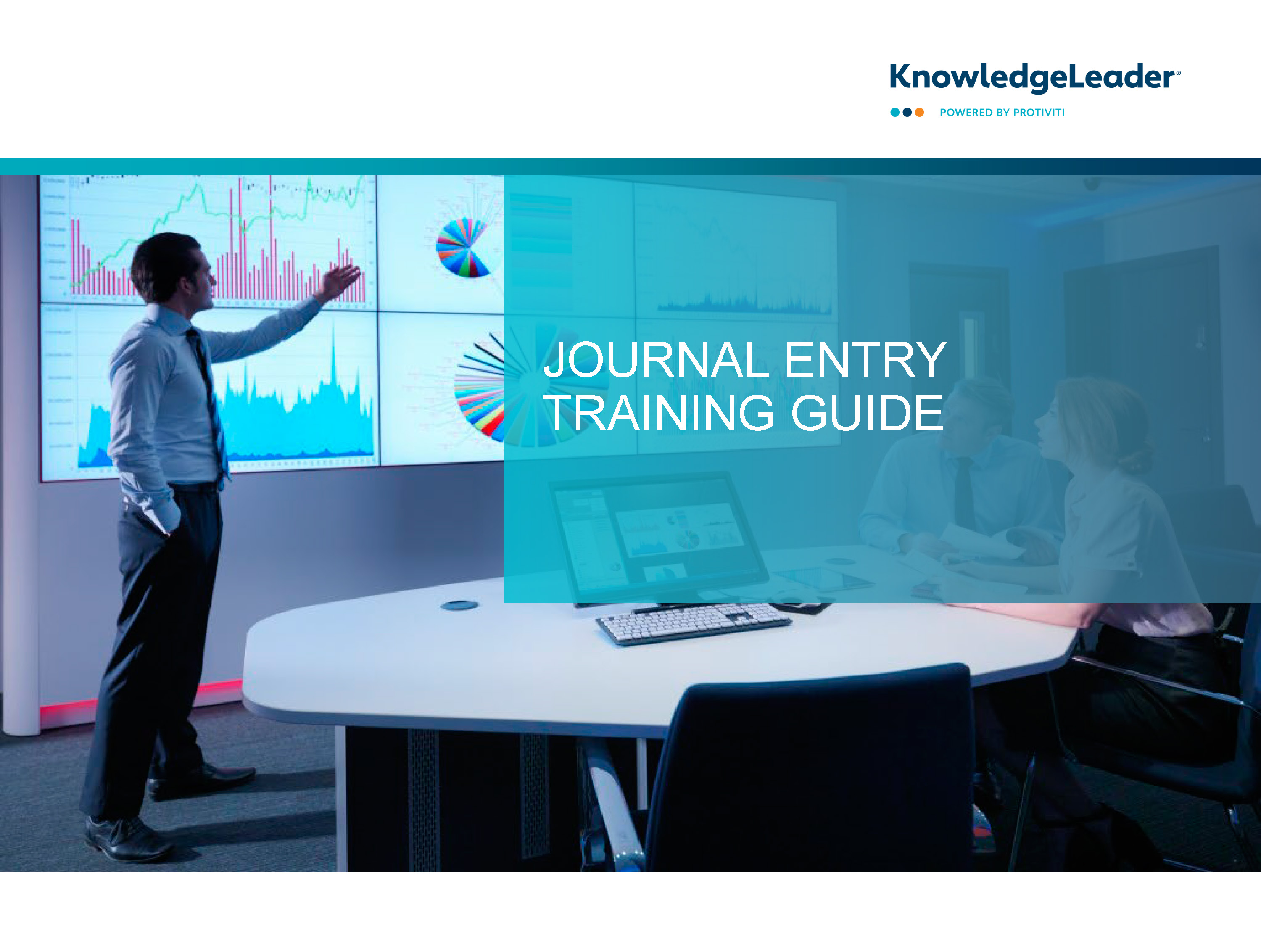 Screenshot of the first page of Journal Entry Training Guide