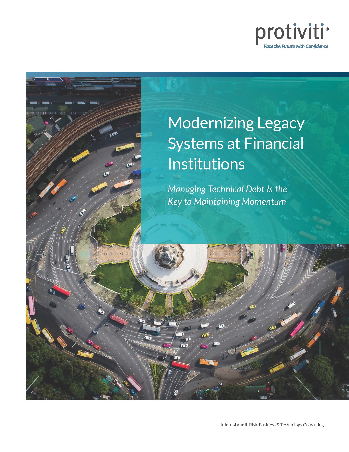 Screenshot of the first page of Modernizing Legacy Systems at Financial Institutions