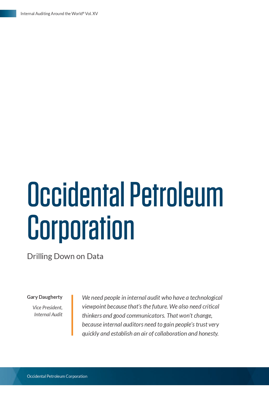 Occidental Petroleum Corporation 