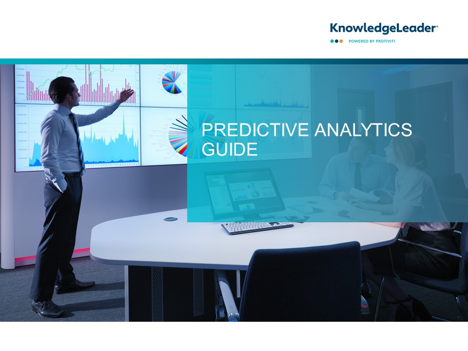 Screenshot of the first page of Predictive Analytics Guide