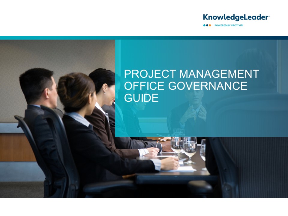 Screenshot of the first page of Project Management Office Governance Guide
