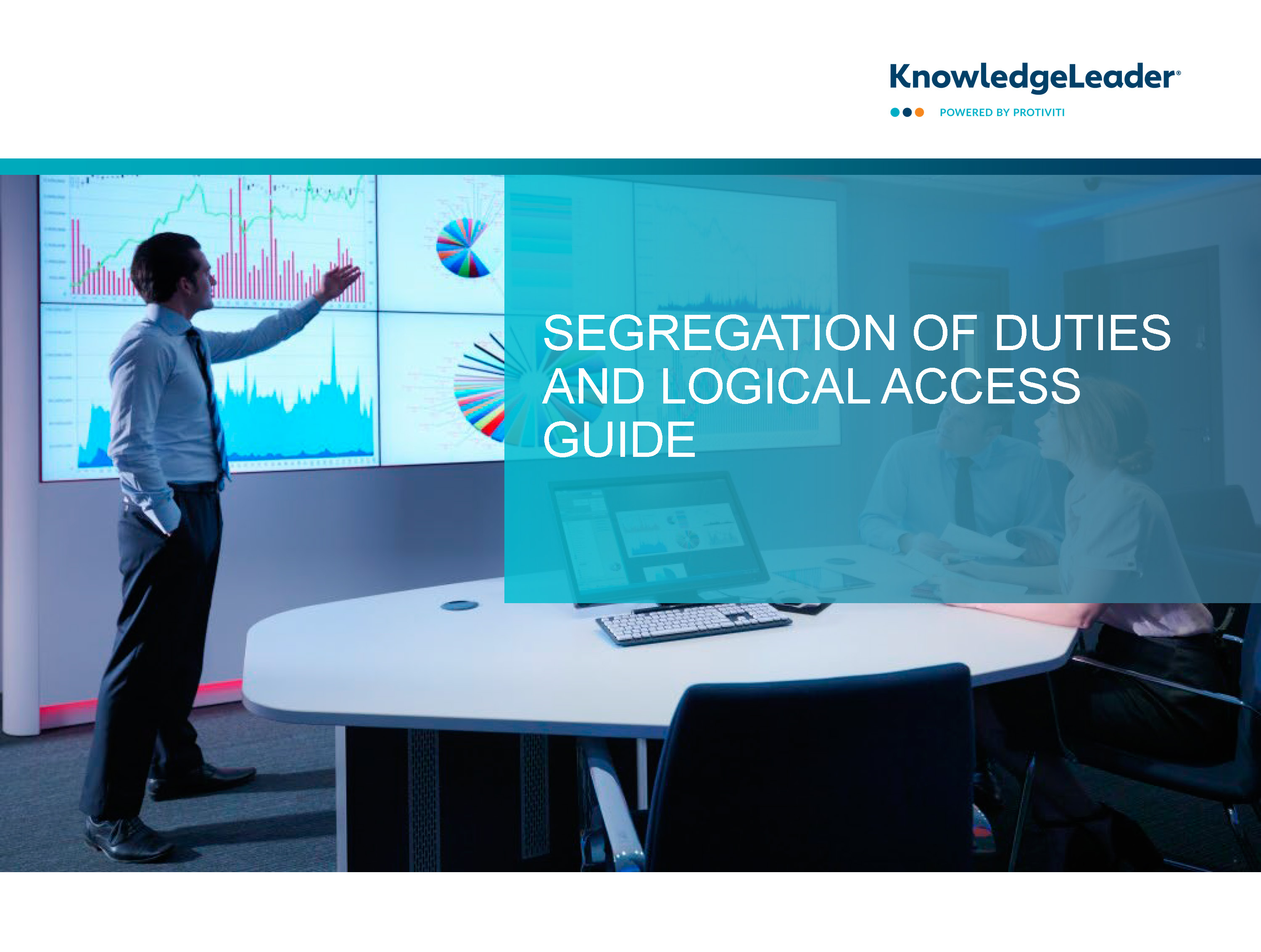 Screenshot of the first page of Segregation of Duties and Logical Access Guide