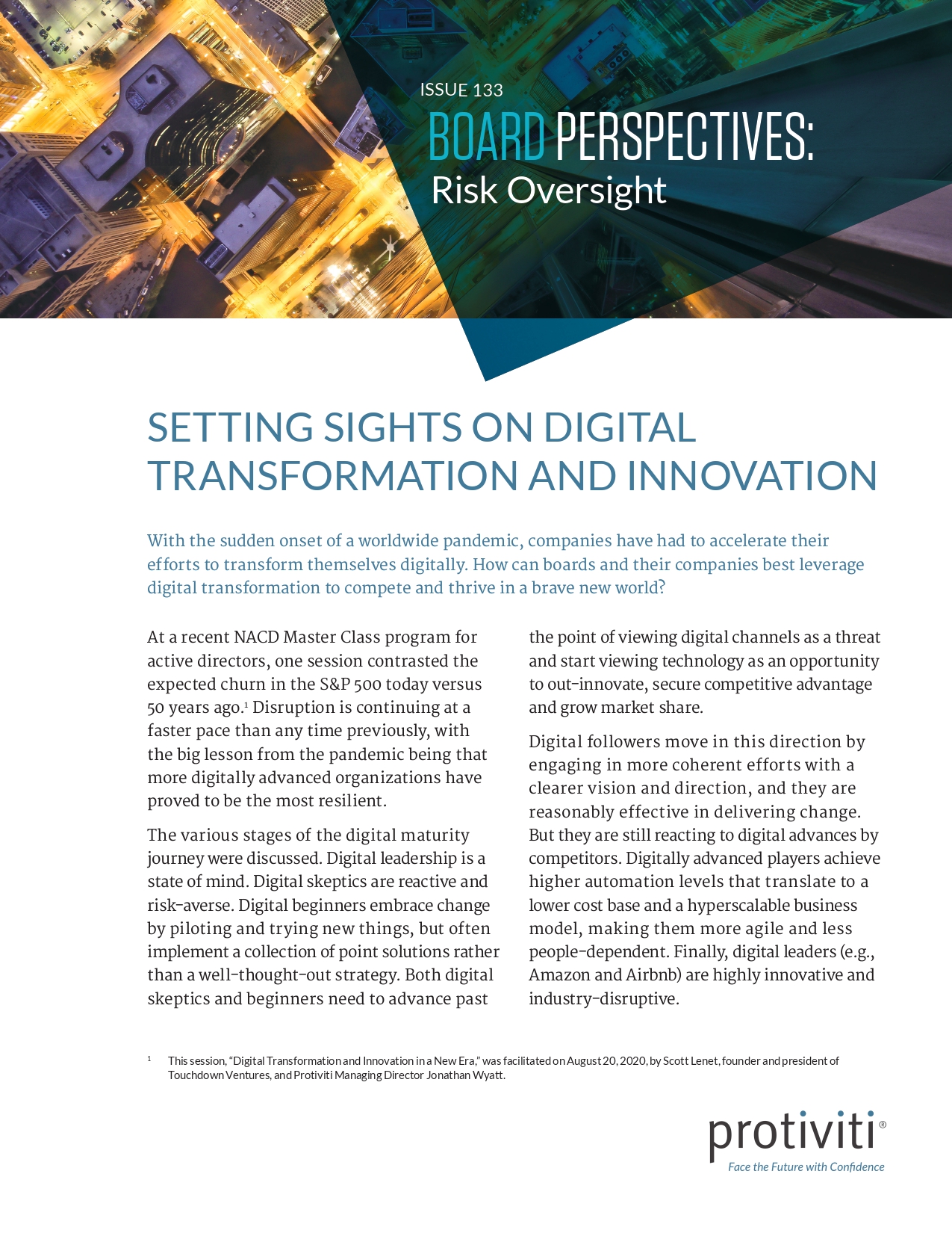 Setting Sights on Digital Transformation and Innovation