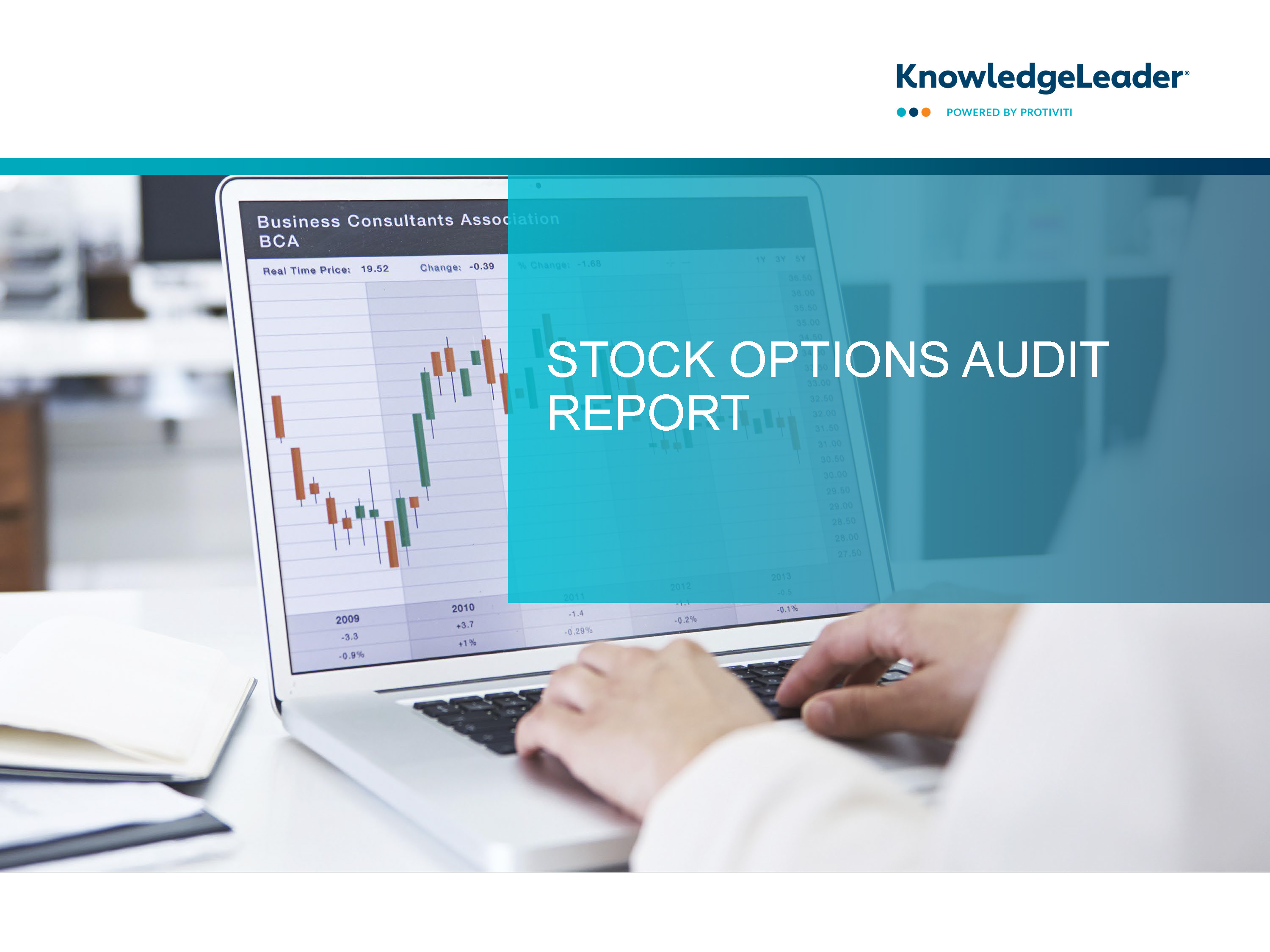 Screenshot of the first page of Stock Option Review Internal Audit Report