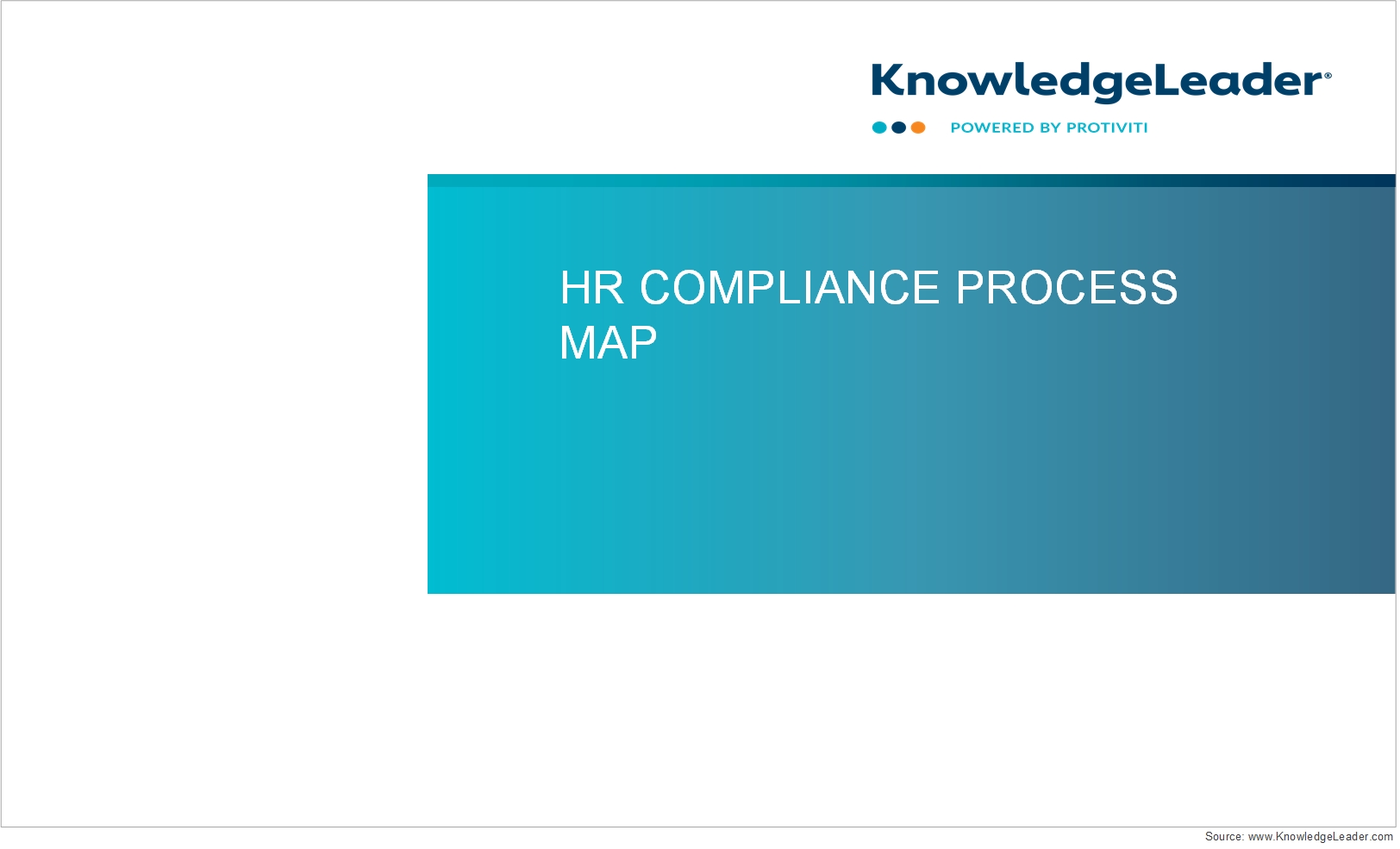Screenshot of the first page of HR Compliance Process Map
