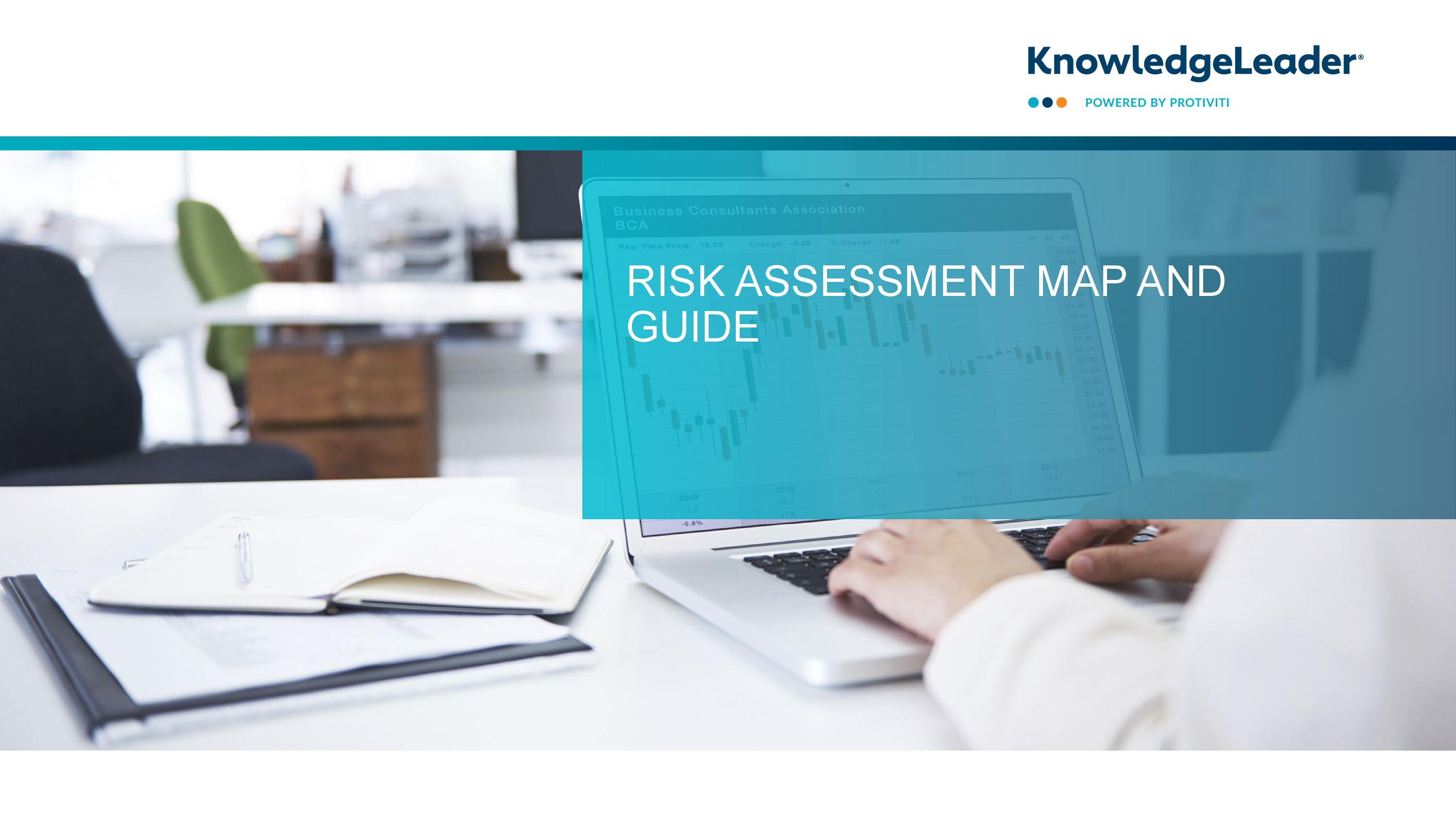 Screenshot of the first page of Risk Assessment Map and Guide