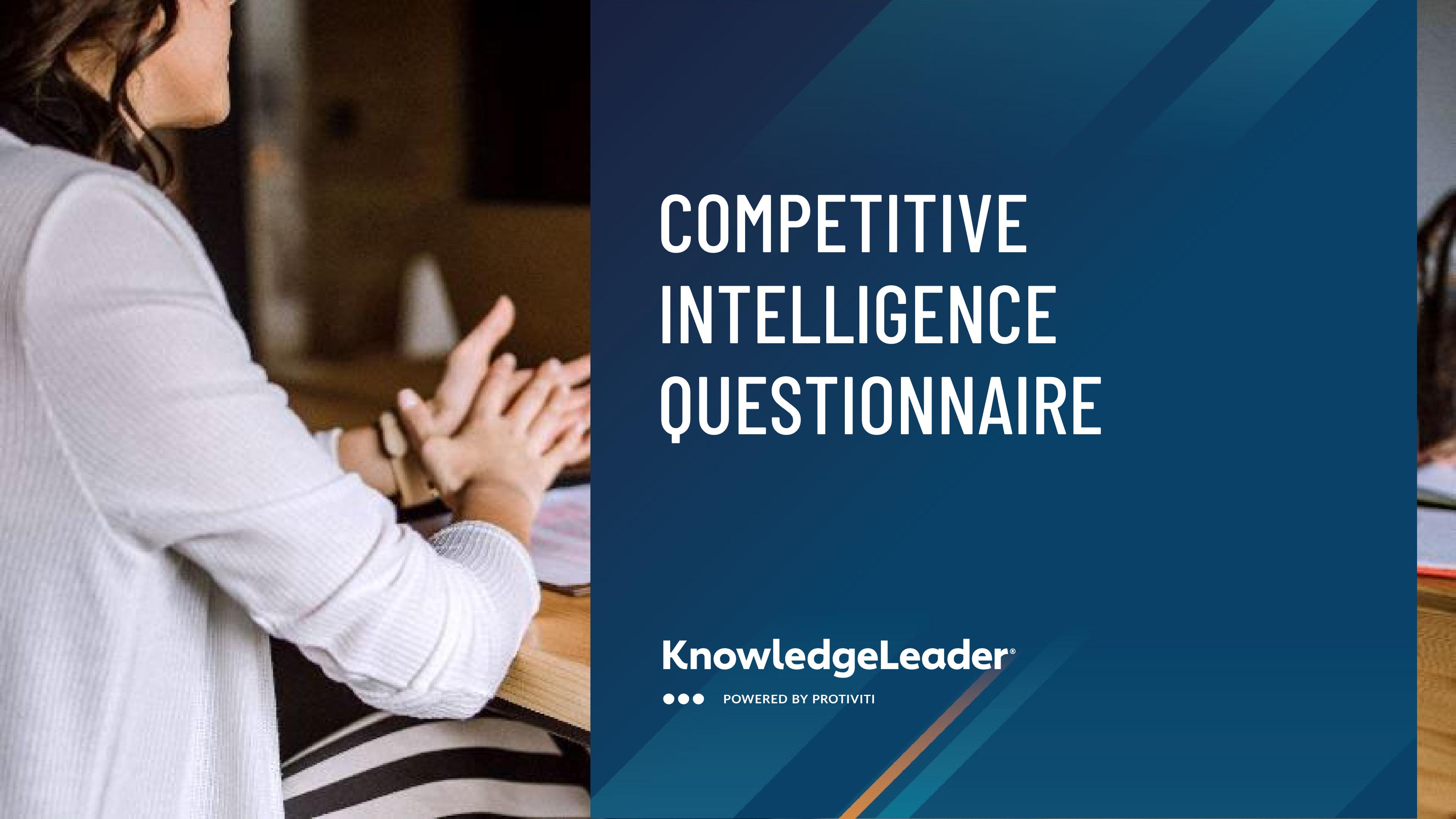 screenshot of the first page of Competitive Intelligence Questionnaire