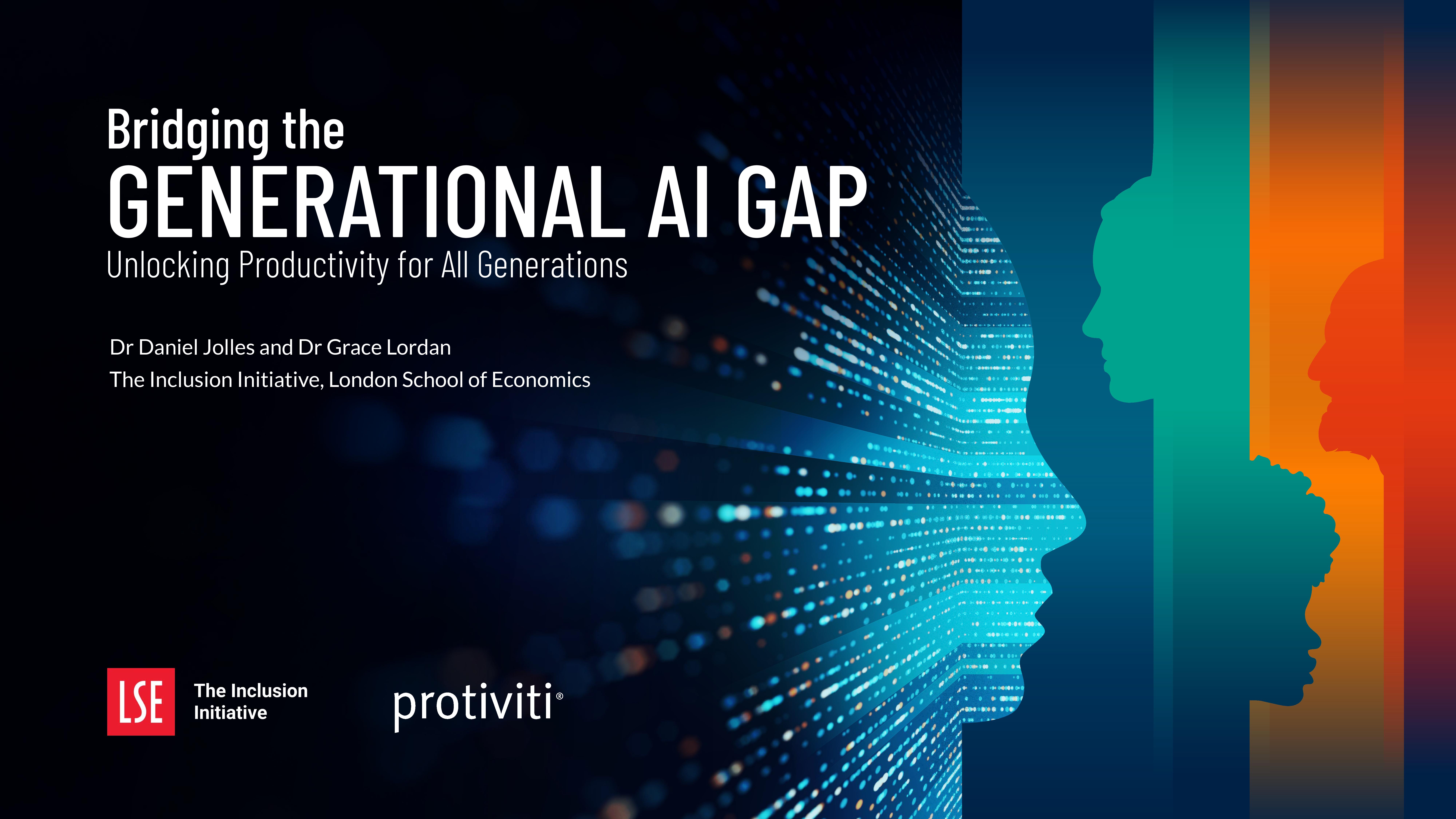 screenshot of the first page of Bridging the Generational AI Gap: Unlocking Productivity for All Generations