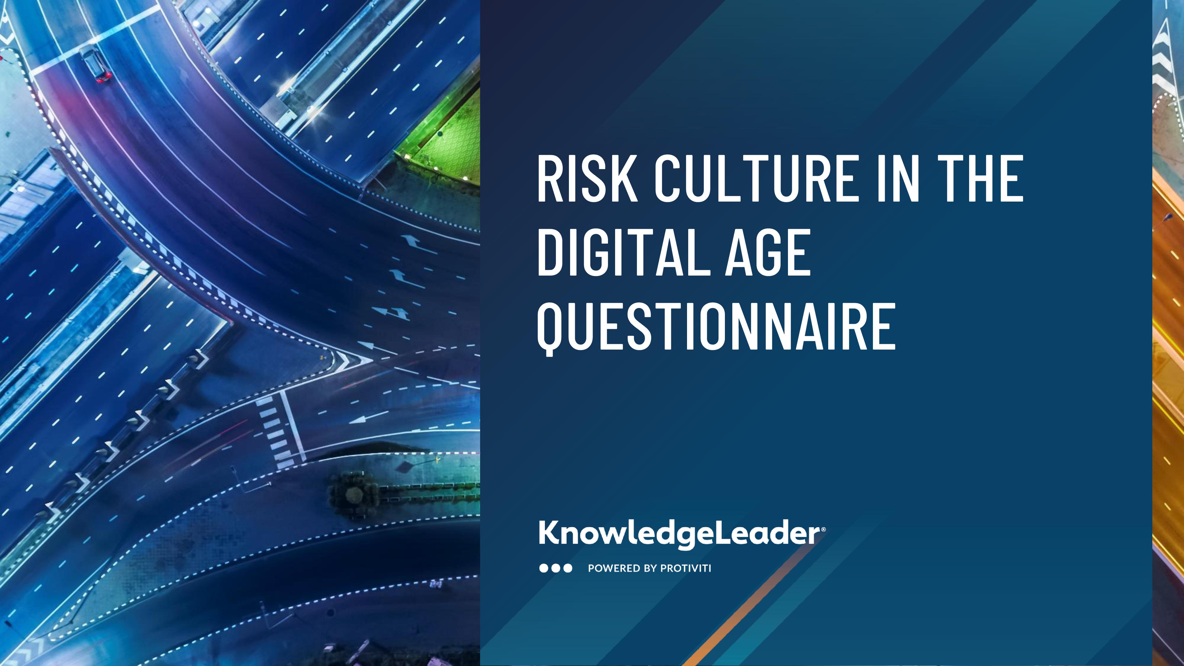 screenshot of the first page of Revamping Risk Culture in the Digital Age