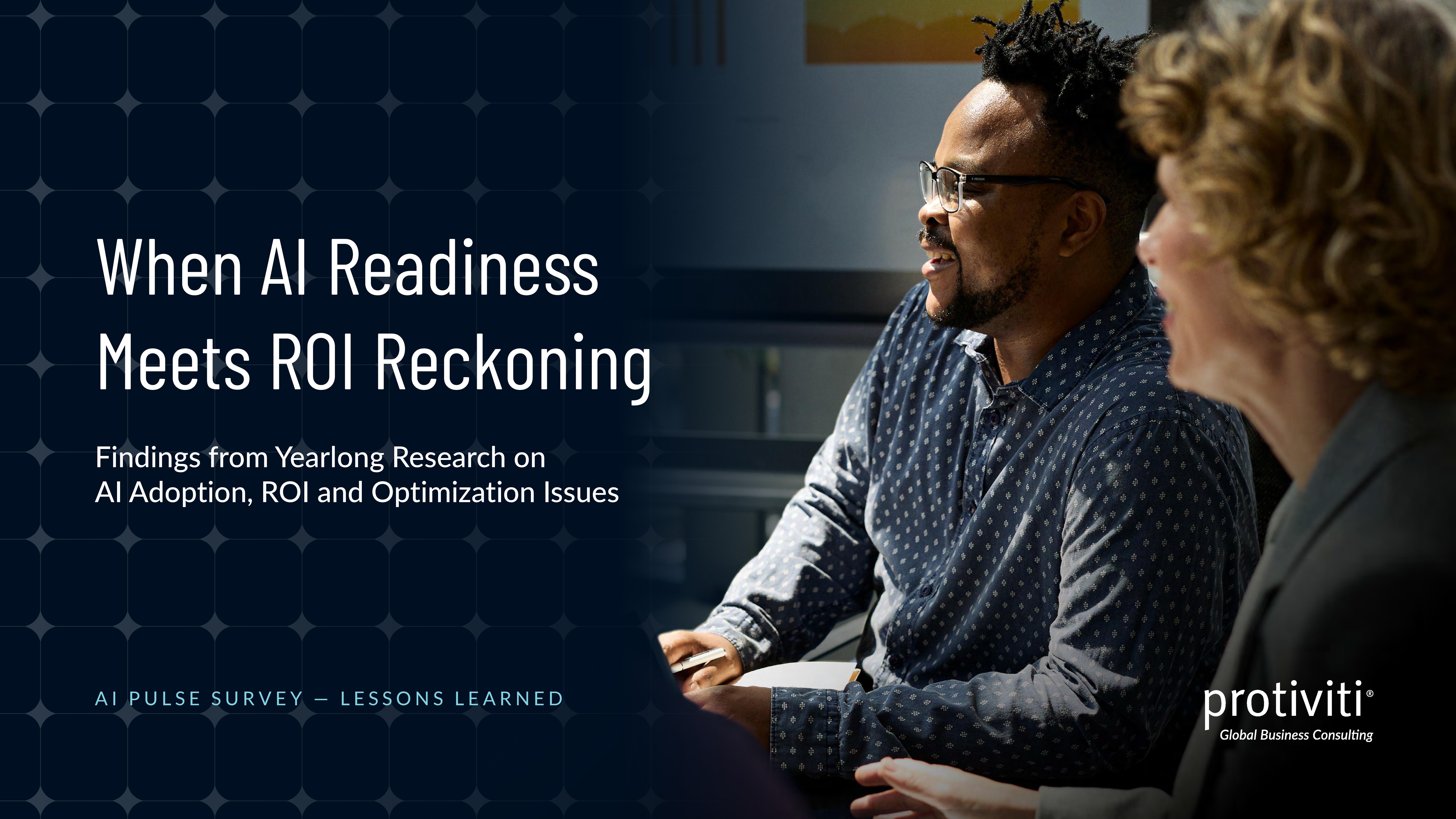 screenshot of the first page of When AI Readiness Meets ROI Reckoning