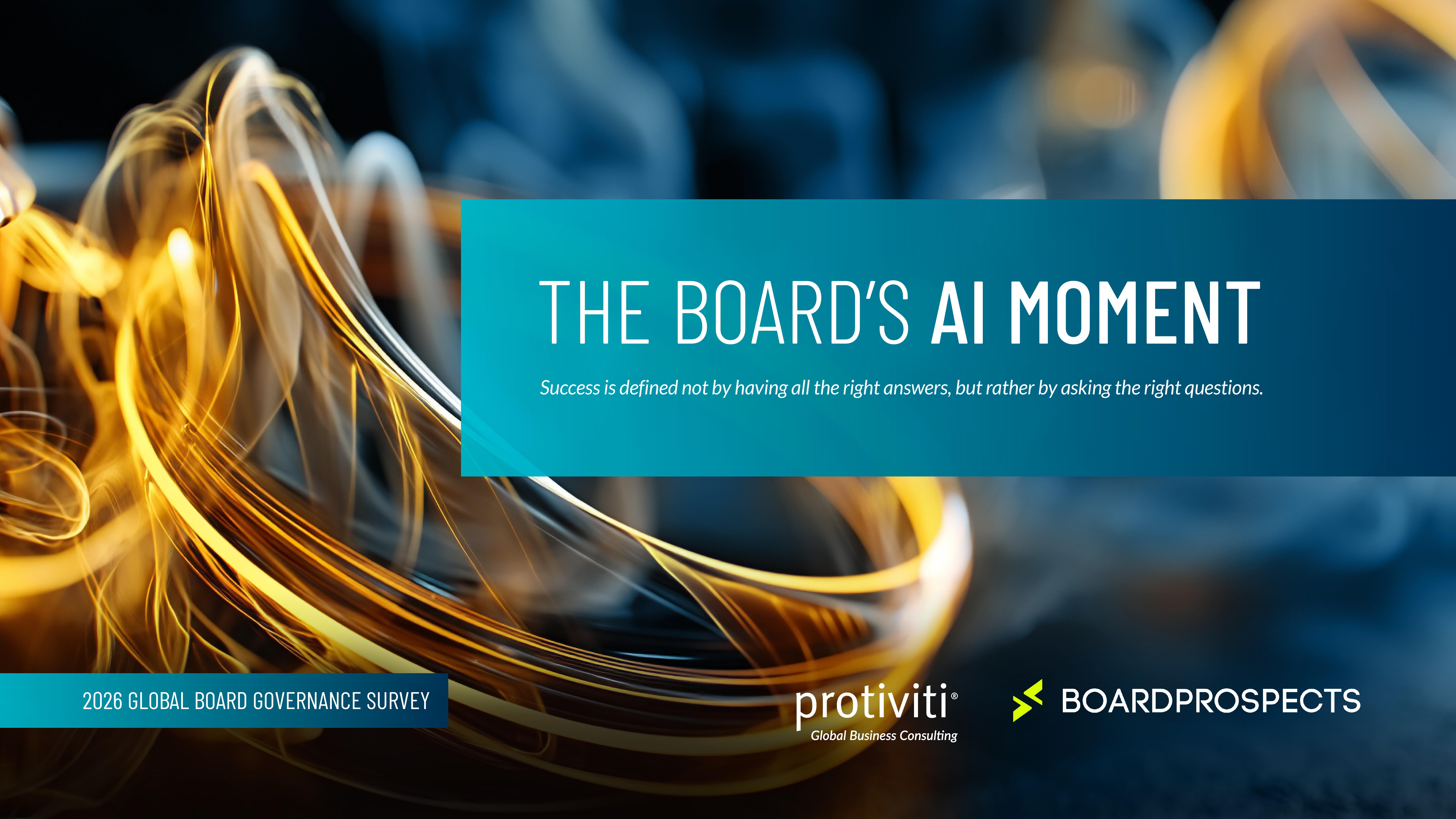 2026 Global Board Governance Survey