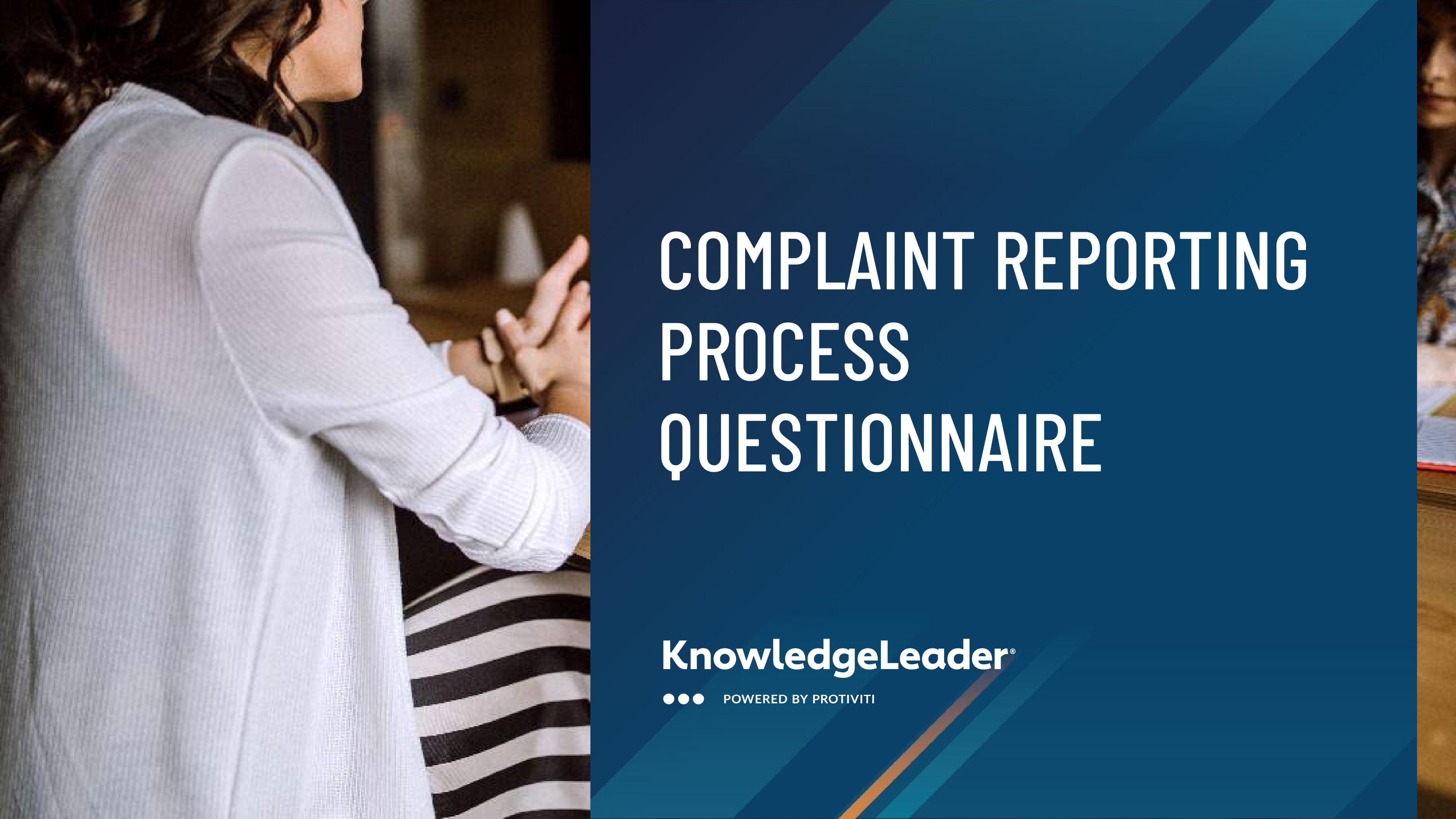 Complaint Reporting Process Questionnaire