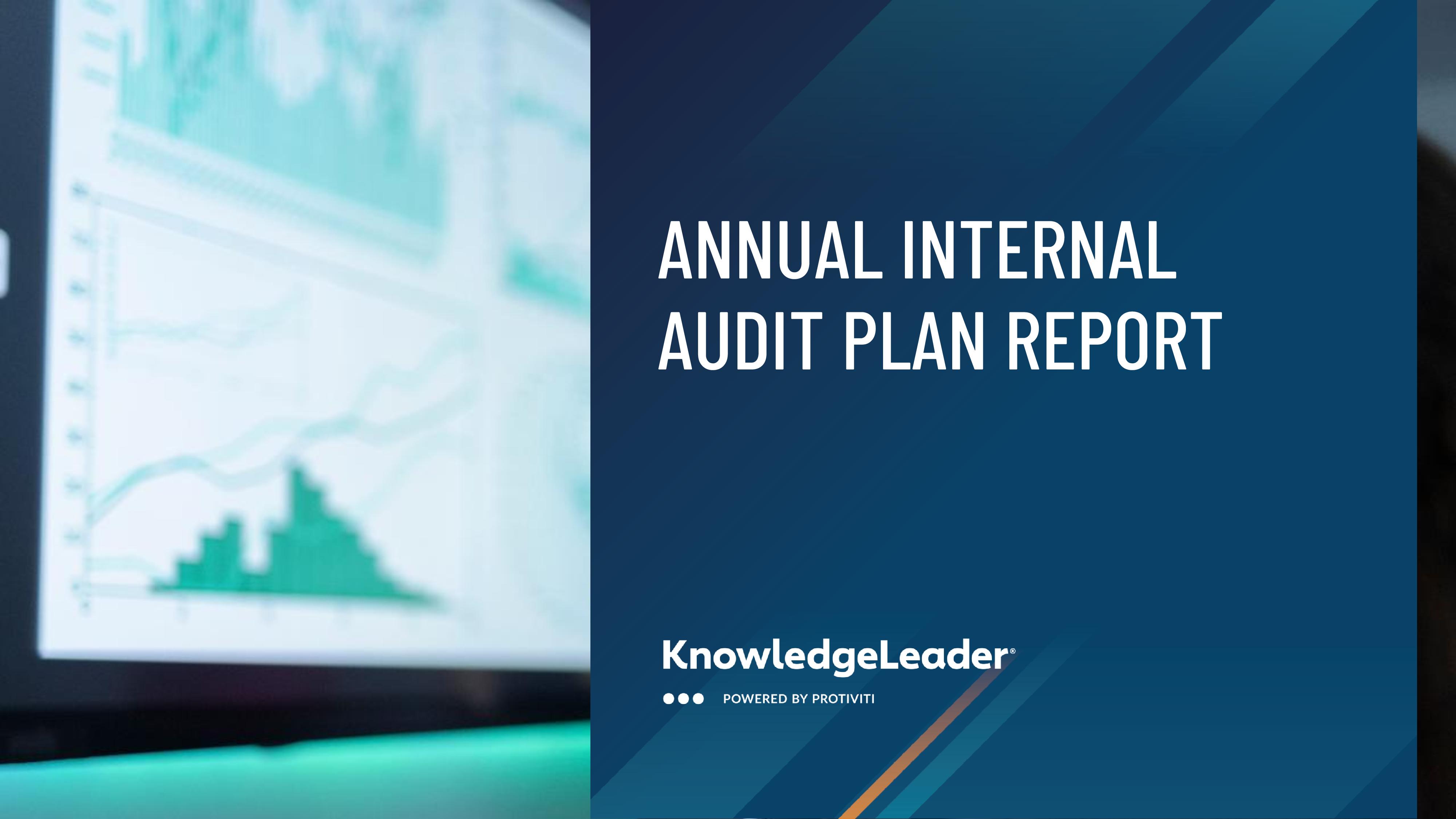 screenshot of the first page of Annual Internal Audit Plan Report