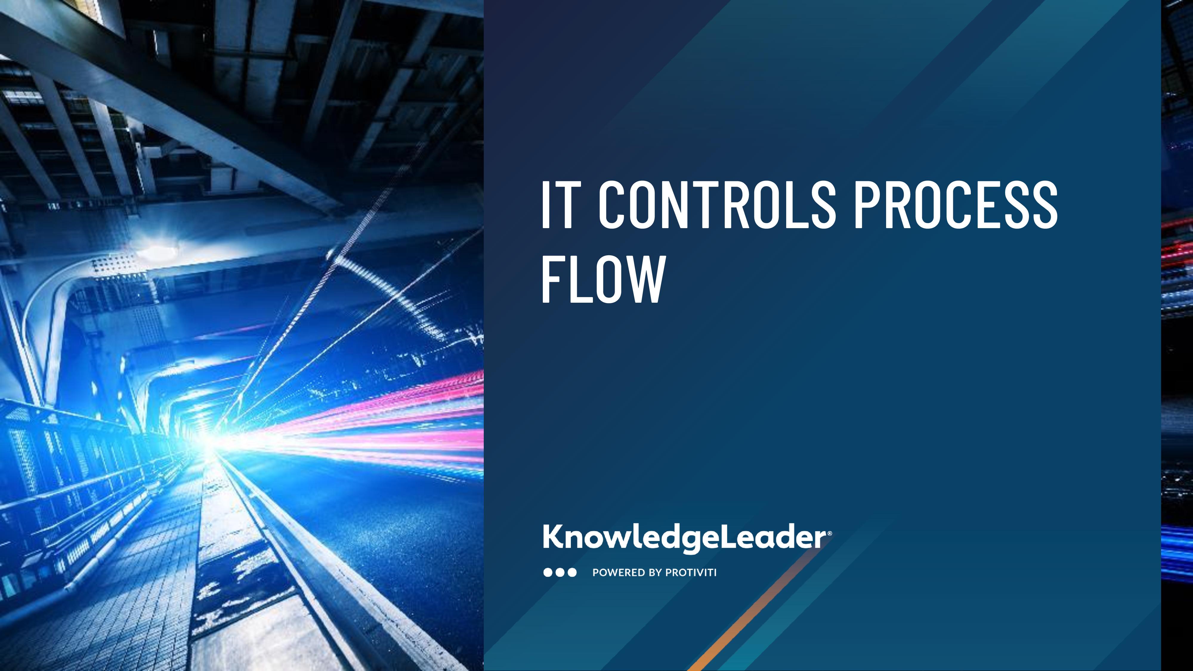 screenshot of the first page of  IT Controls Process Flow