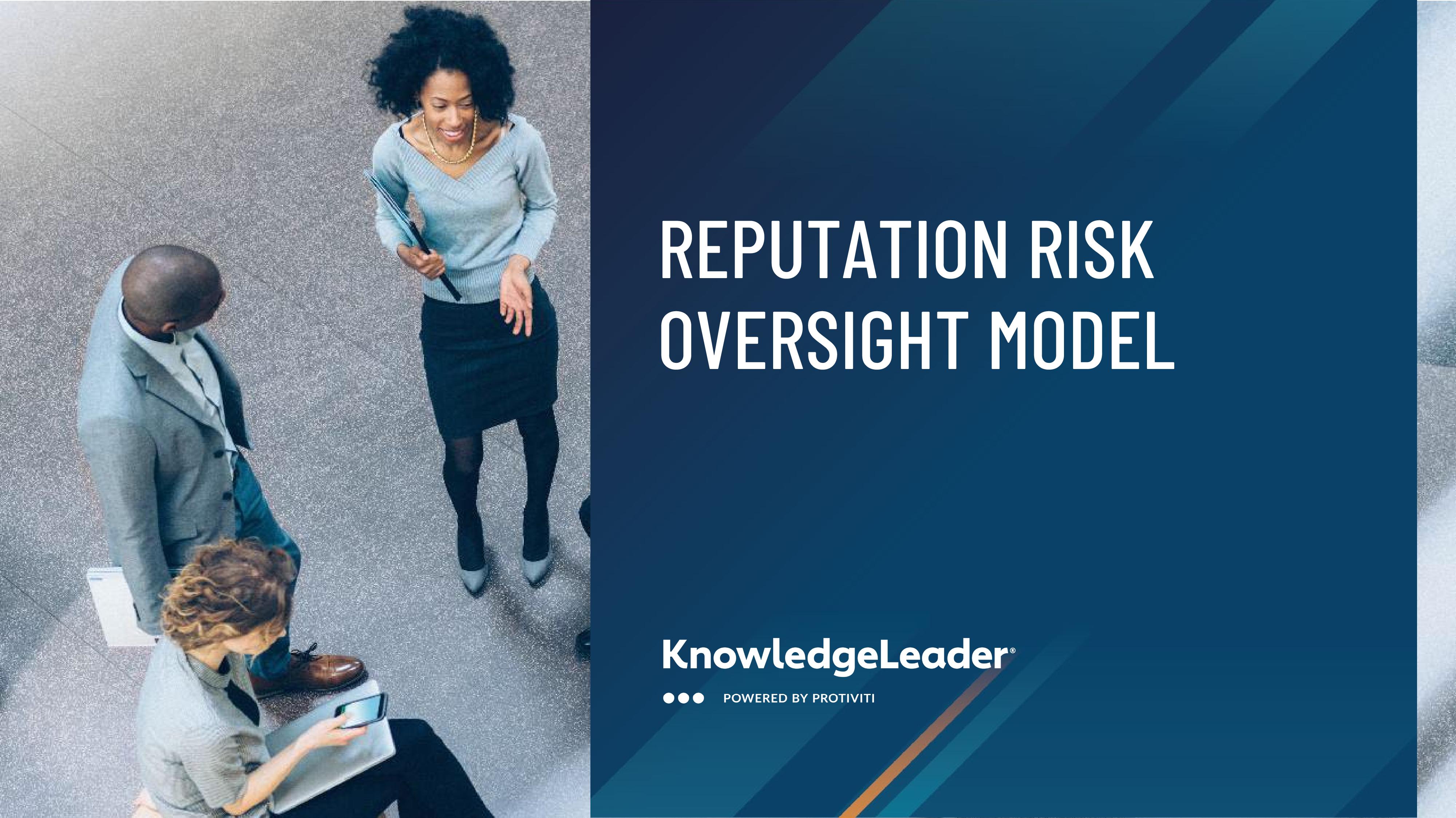 Reputation Risk Oversight Model