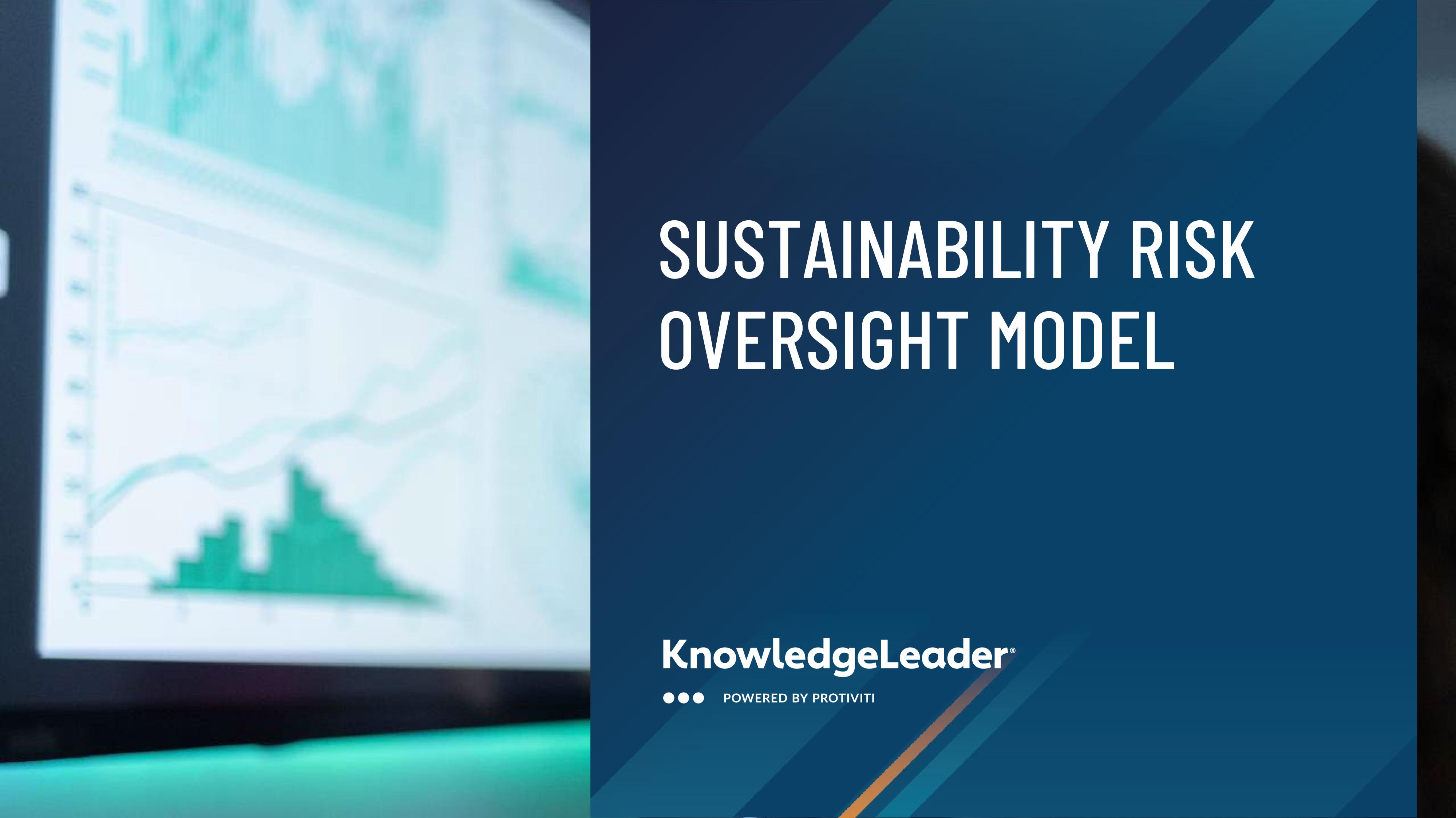 Sustainability Risk Oversight Model