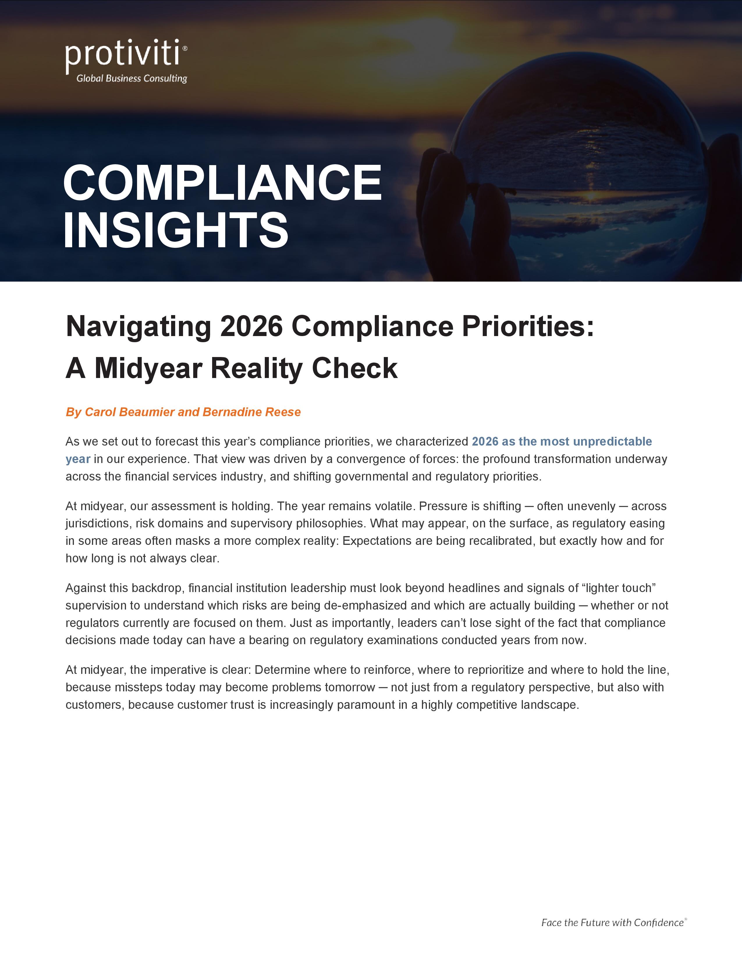 Navigating 2026 Compliance Priorities A Midyear Reality Check