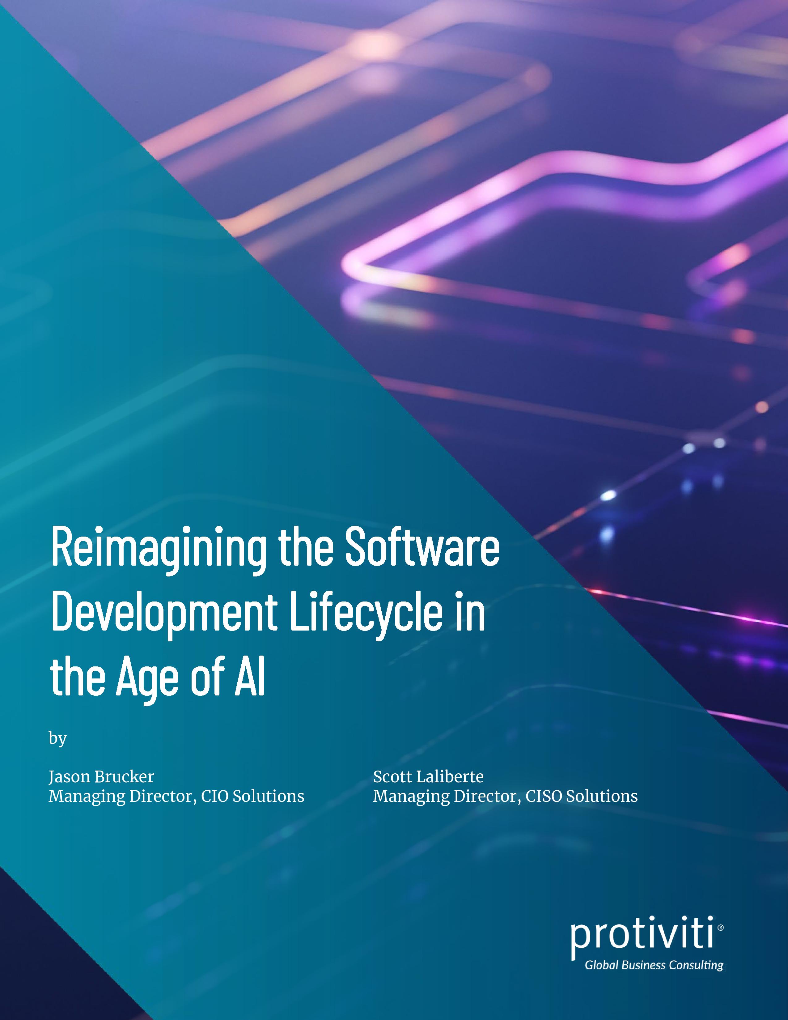 screenshot of the first page of Reimagining the Software Development Lifecycle in the Age of AI