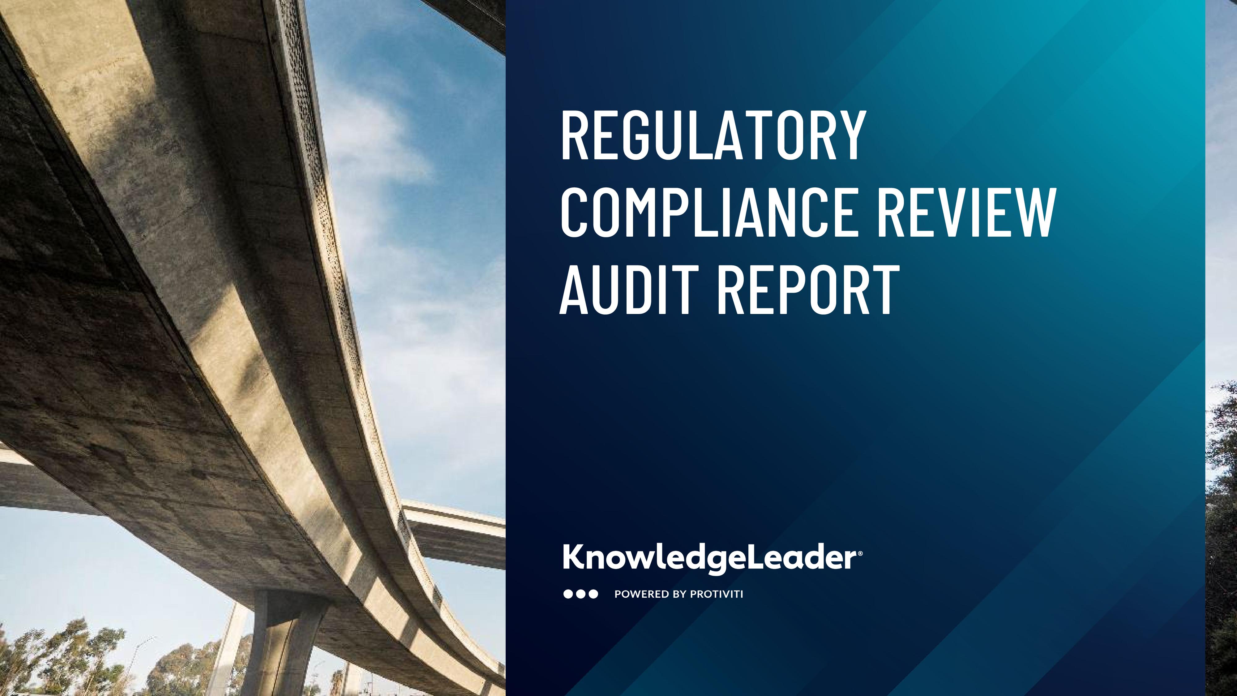 Regulatory Compliance Review Audit Report