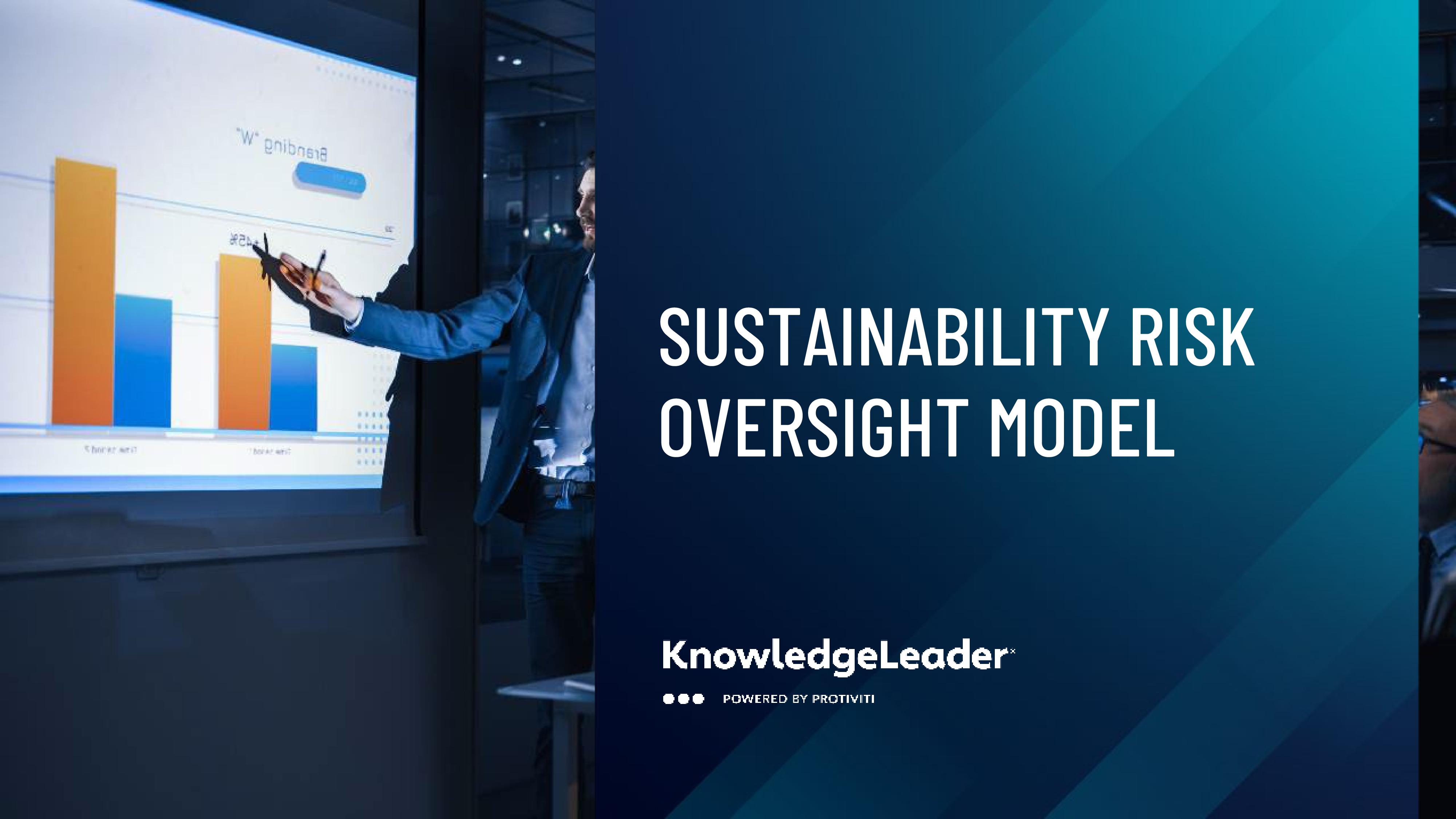 Sustainability Risk Oversight Model