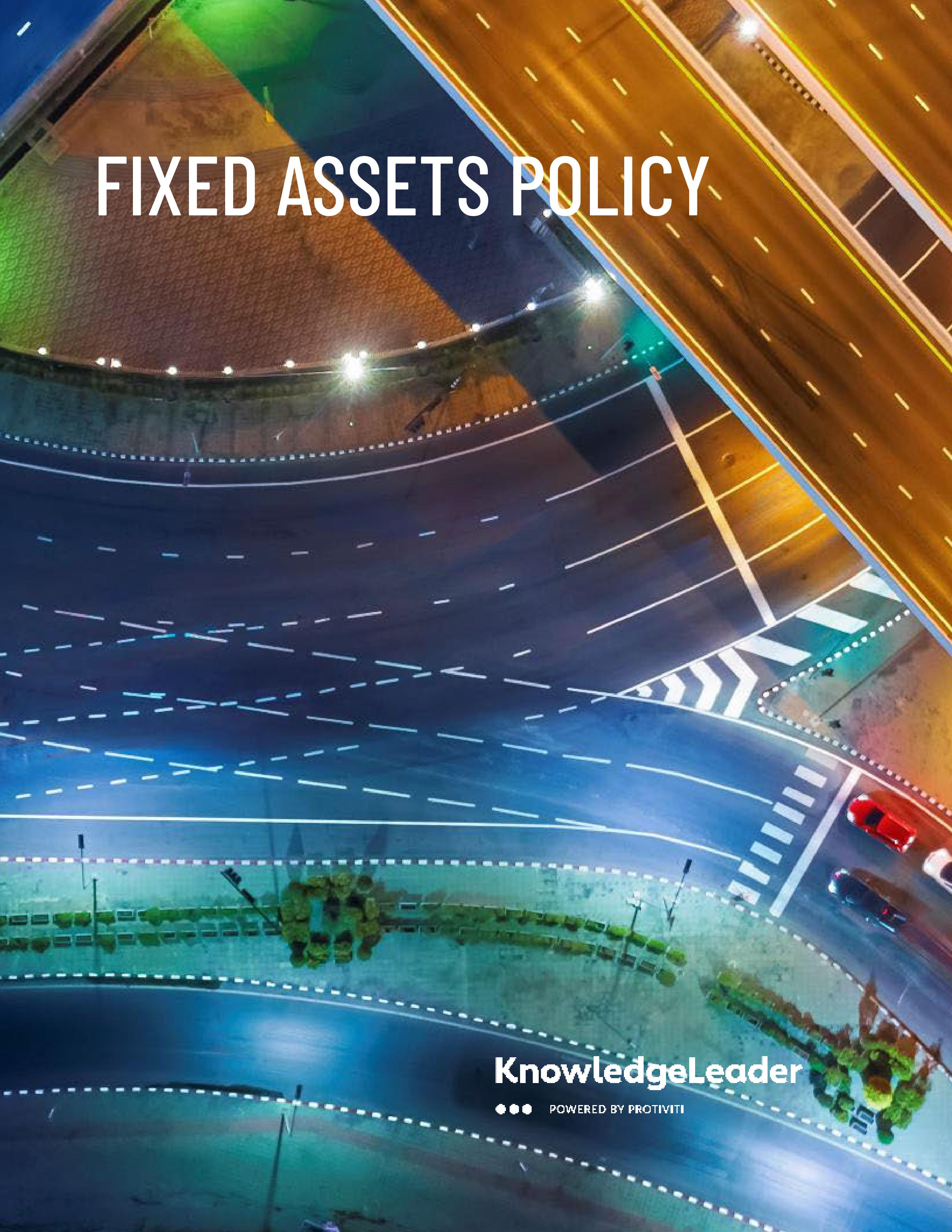 Fixed Assets Policy
