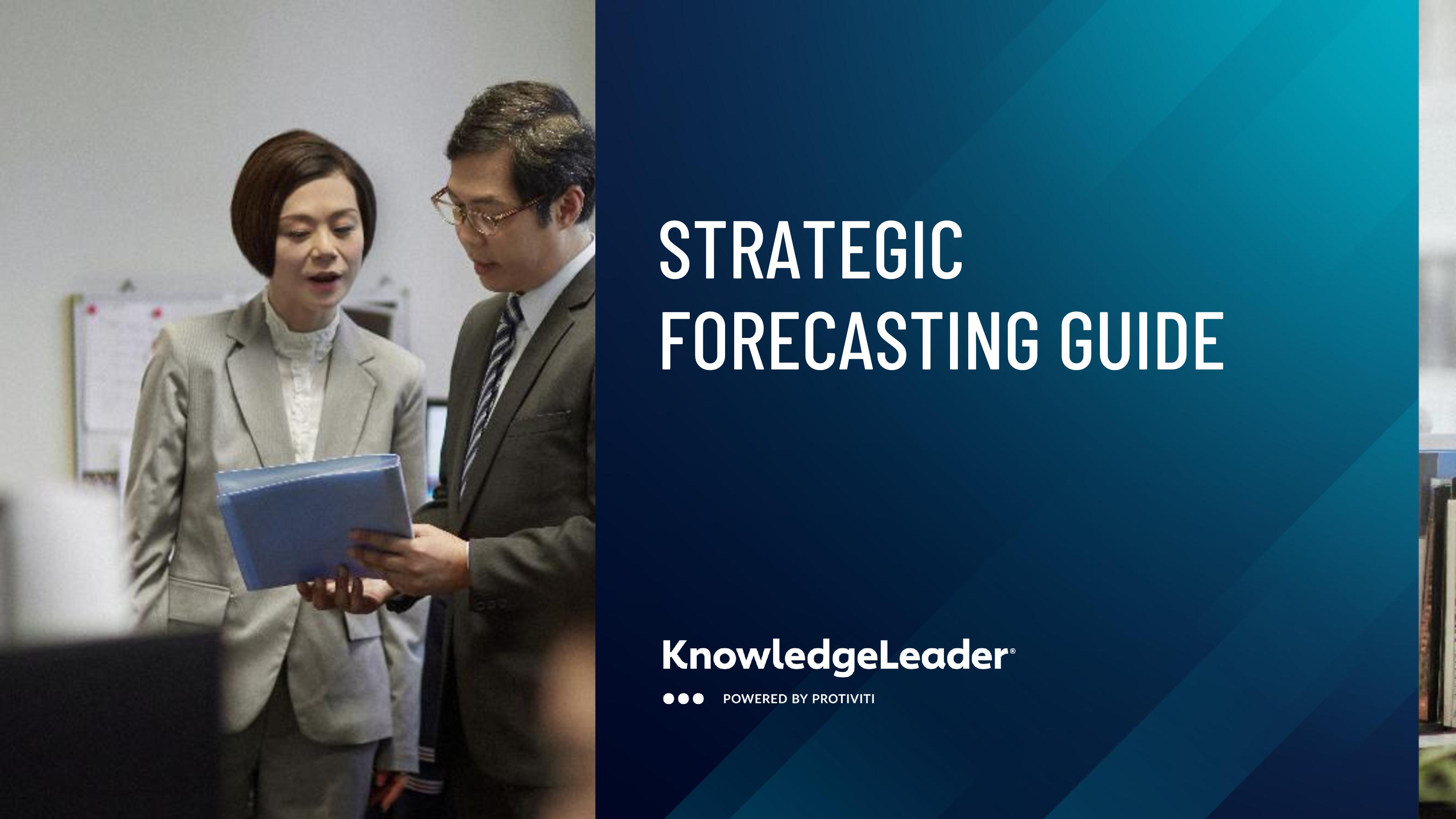screenshot of the first page of Strategic Forecasting Guide