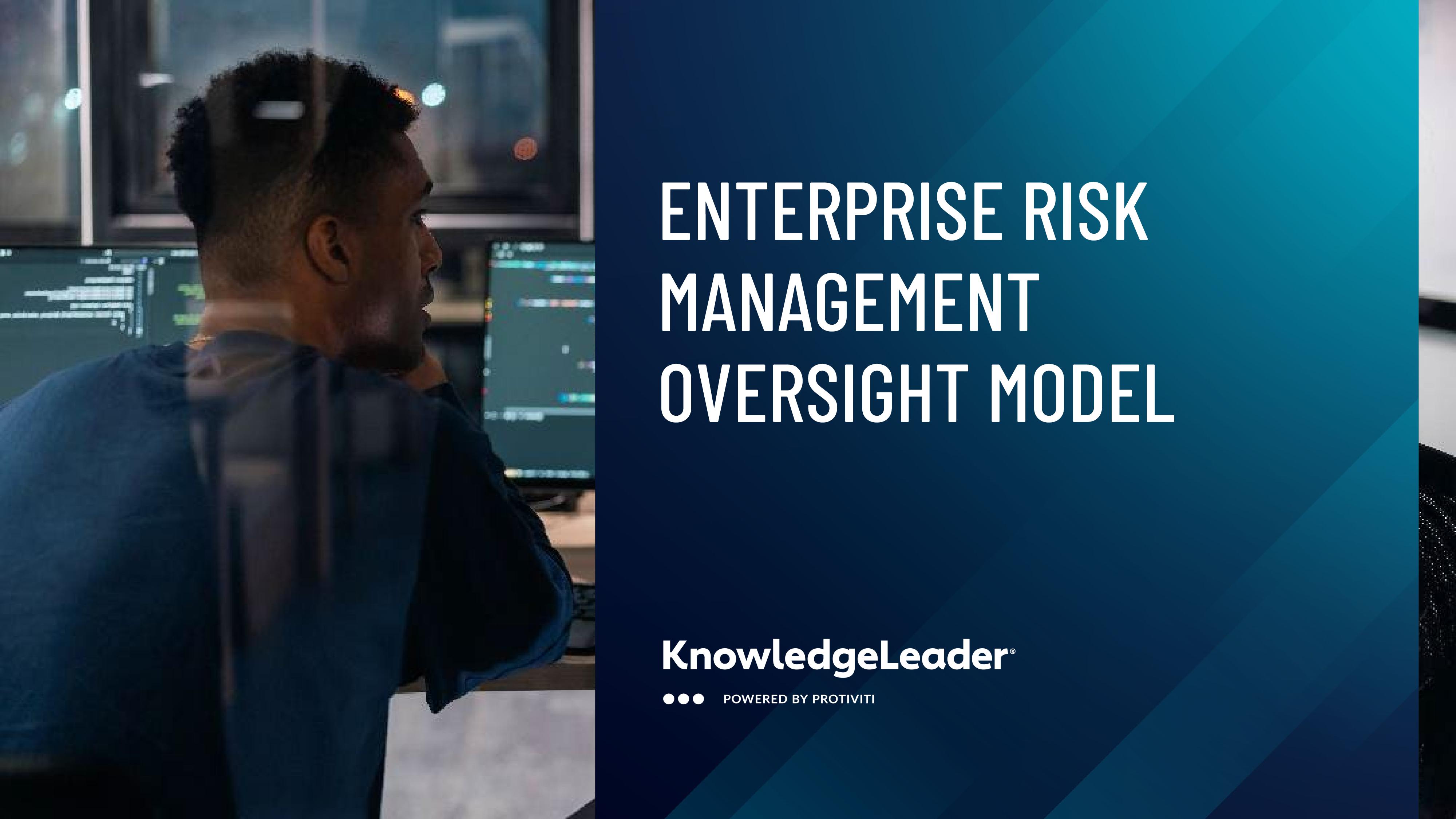 Enterprise Risk Management Oversight Model