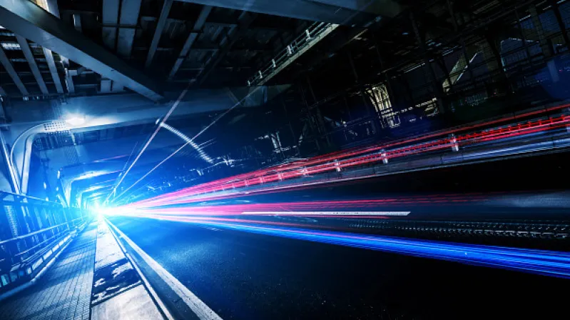 image of train station