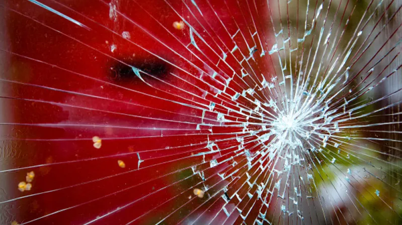 image of broken glass
