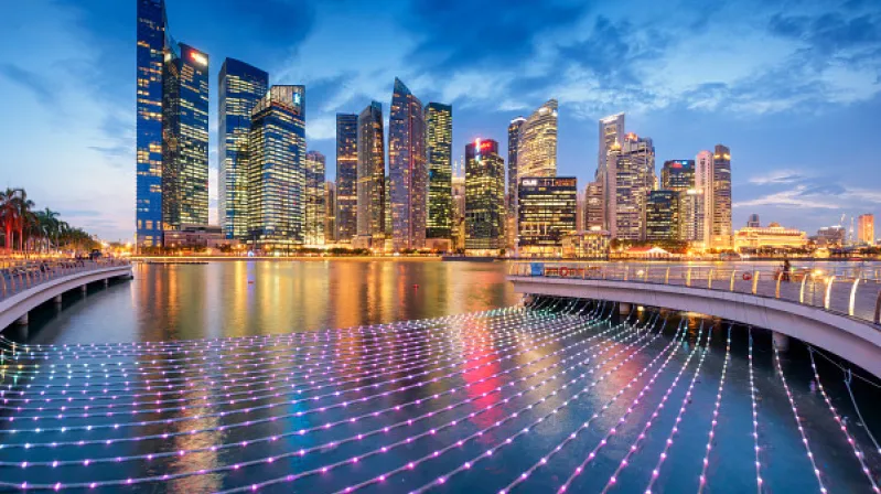 image of city and water 