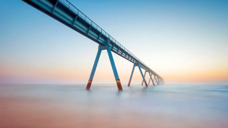 image of bridge in the sky