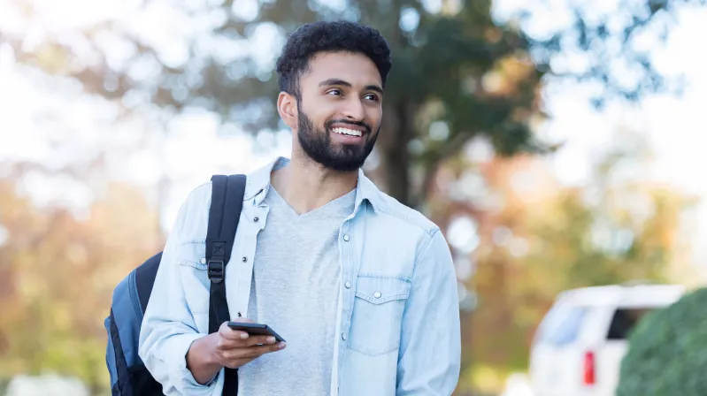 image of man smiling