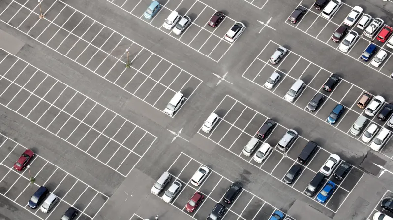 image of parking lot