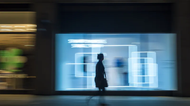 image of person walking