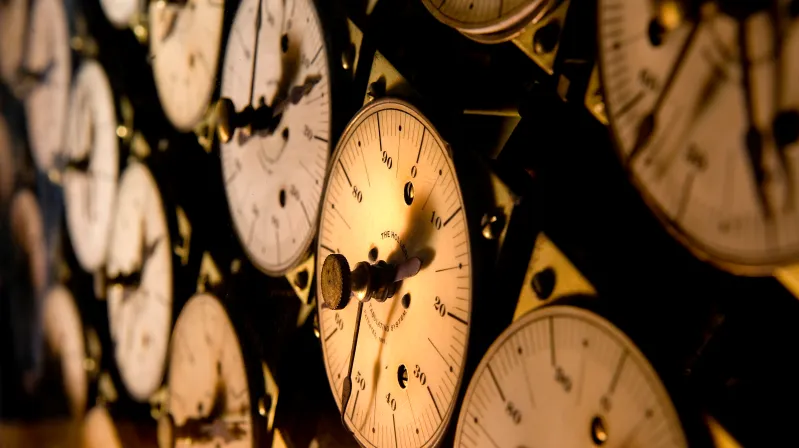 image of small clocks