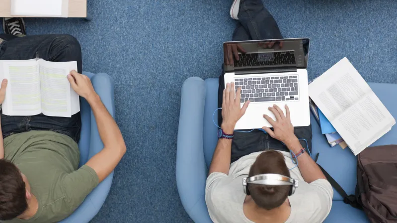 image of man on laptop