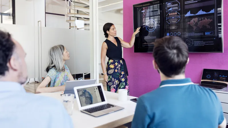 image of a meeting of people