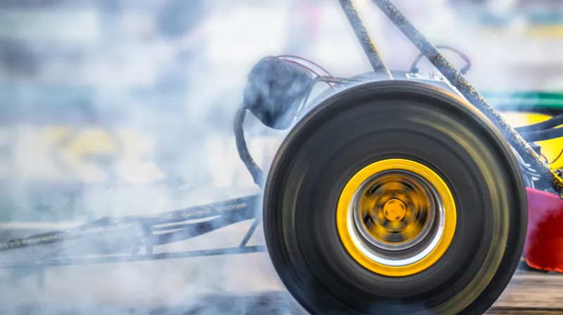 Image of tire and pollution