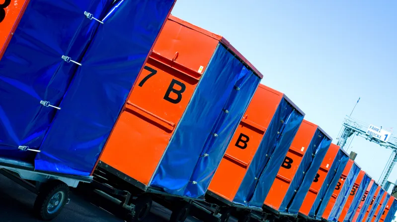 image of orange carts