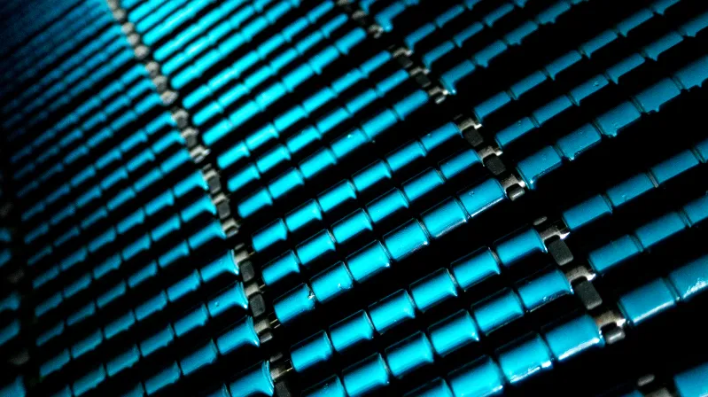 image of blue spiral