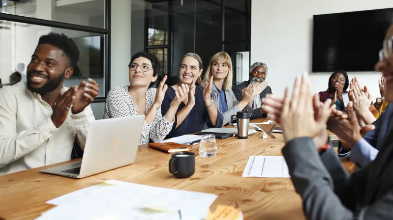 image of staff meeting