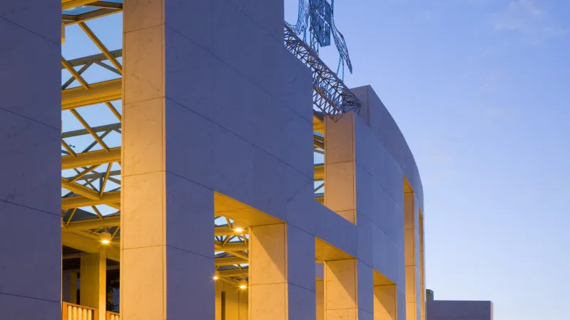 image of unfinished building